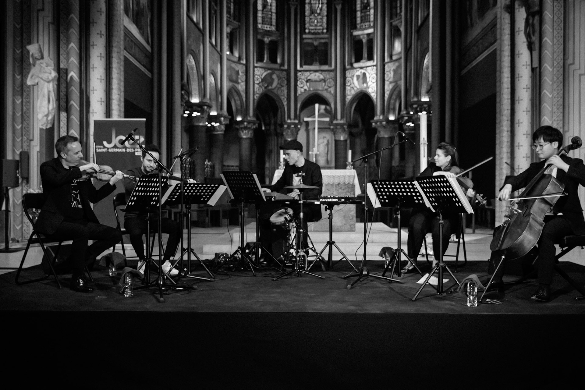Quatuor Ebène &amp; Xavier Tribolet, Festival Jazz à Saint-Germain-des-Prés - Paris, Eglise Saint-Germain-des-Prés