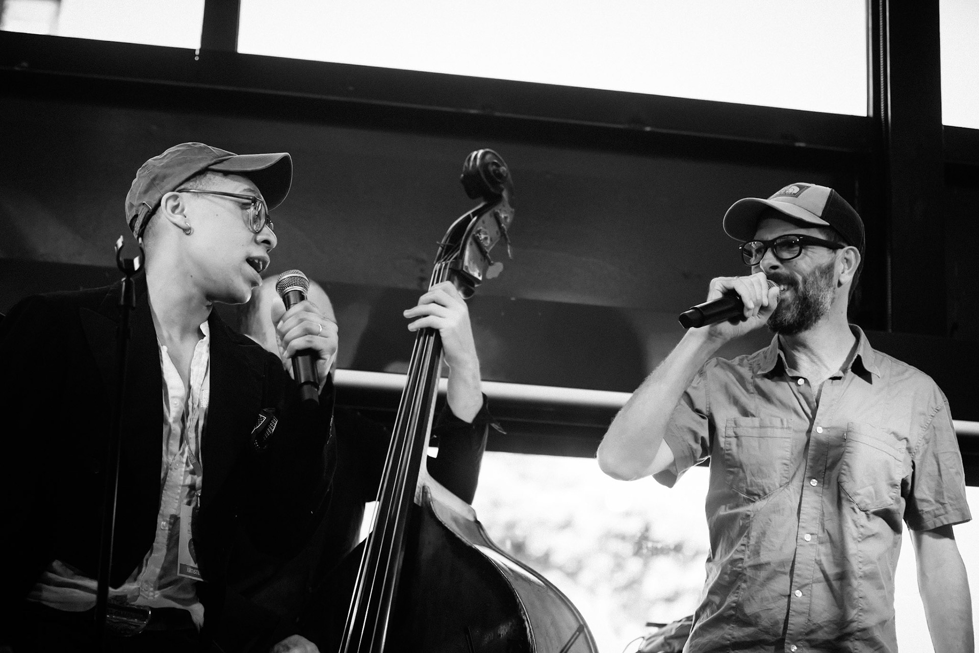 Laurent Courthaliac trio, guests Hugh Coltman &amp; Krysrle Warren, Festival Jazz à Saint-Germain-des-Prés - Paris, Péniche Le Son de la Terre