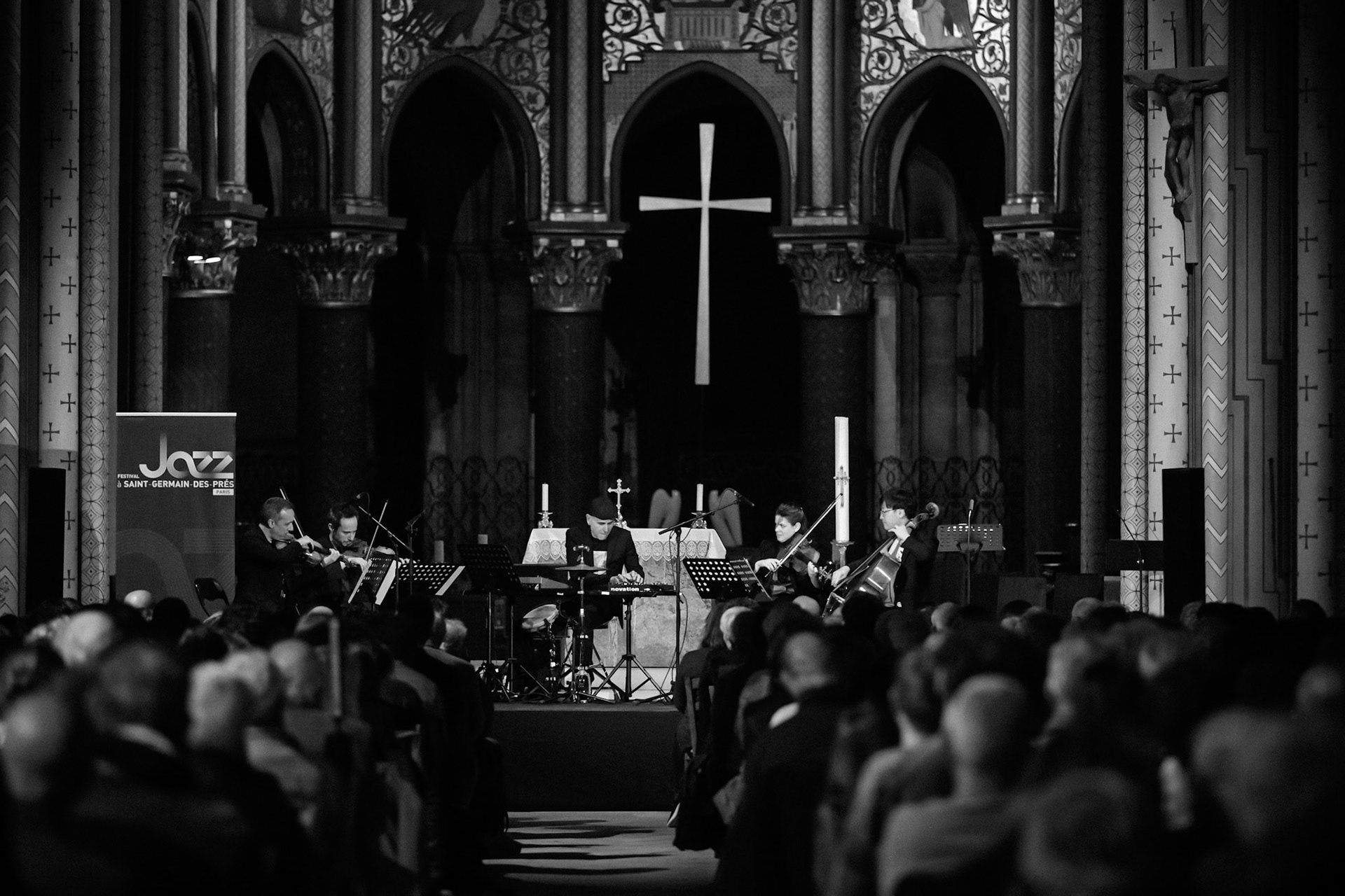 Quatuor Ebène &amp; Xavier Tribolet, Festival Jazz à Saint-Germain-des-Prés - Paris, Eglise Saint-Germain-des-Prés