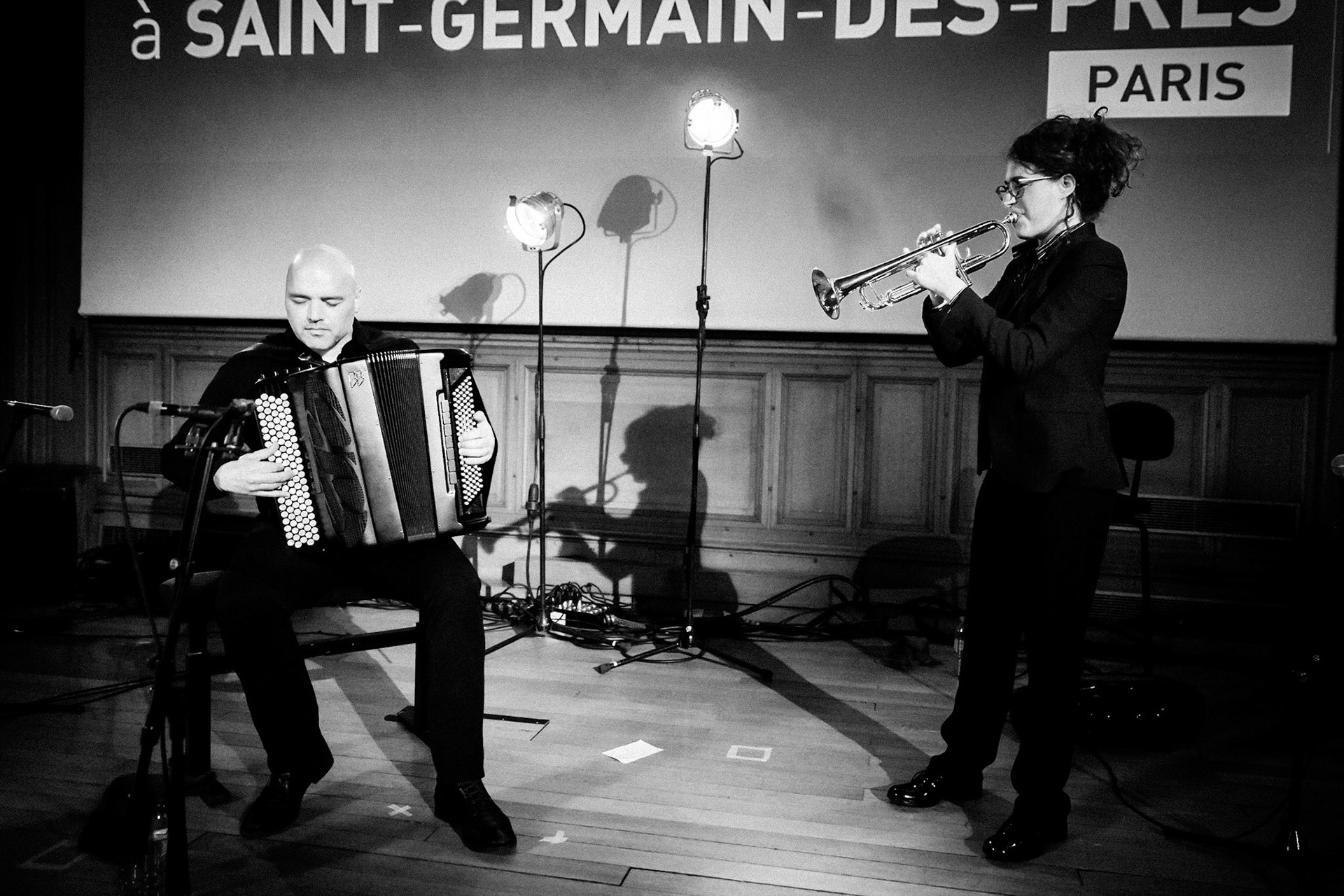 Airelle Besson &amp; Lionel Suarez, Festival Jazz Saint-Germain-des-Prés - Paris , Maison de l'Océan - Grand amphithéâtre, 21 mai 2022