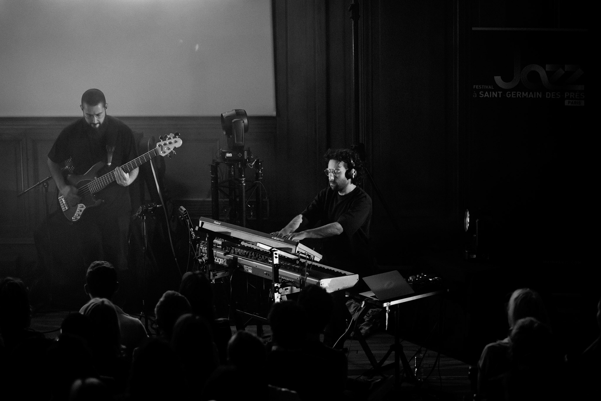 Guillaume Perret Quartet, Festival Jazz à Saint-Germain-des-Prés - Paris, grand amphithéâtre de la Maison de l'Océan