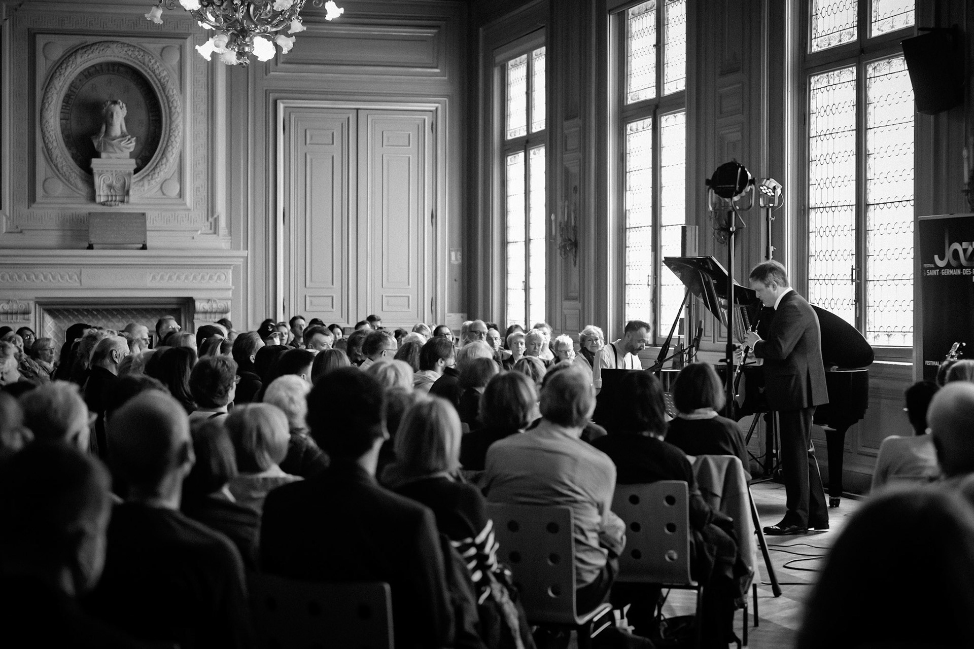Pierre-François Blanchard &amp; Thomas Savy, Festival Jazz à Saint-Germain-des-Prés - Paris, Salle des fêtes - Mairie du 6ème