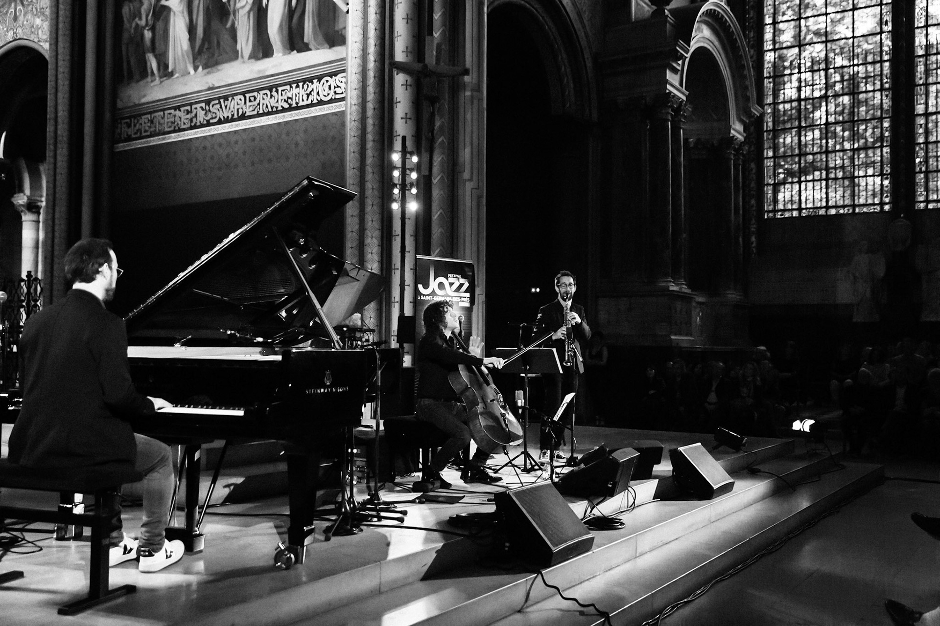 Trio Herman - Salque - Parisien, Festival Jazz Saint-Germain-des-Prés - Paris , Eglise Saint-Germain-des-Prés, 21 mai 2019