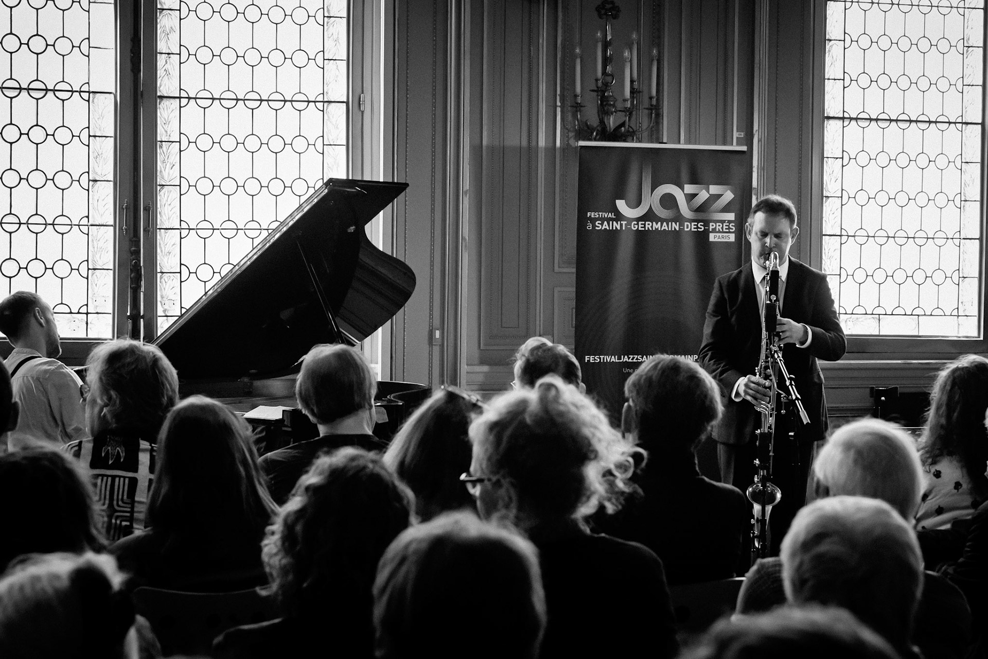 Pierre-François Blanchard &amp; Thomas Savy, Festival Jazz à Saint-Germain-des-Prés - Paris, Salle des fêtes - Mairie du 6ème