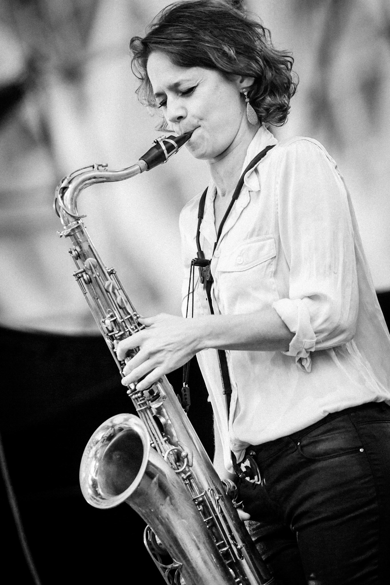 Sophie Alour invite Abdallah Abozekry, La Défense Jazz Festival, Parvis de la Défense, 23 septembre 2020