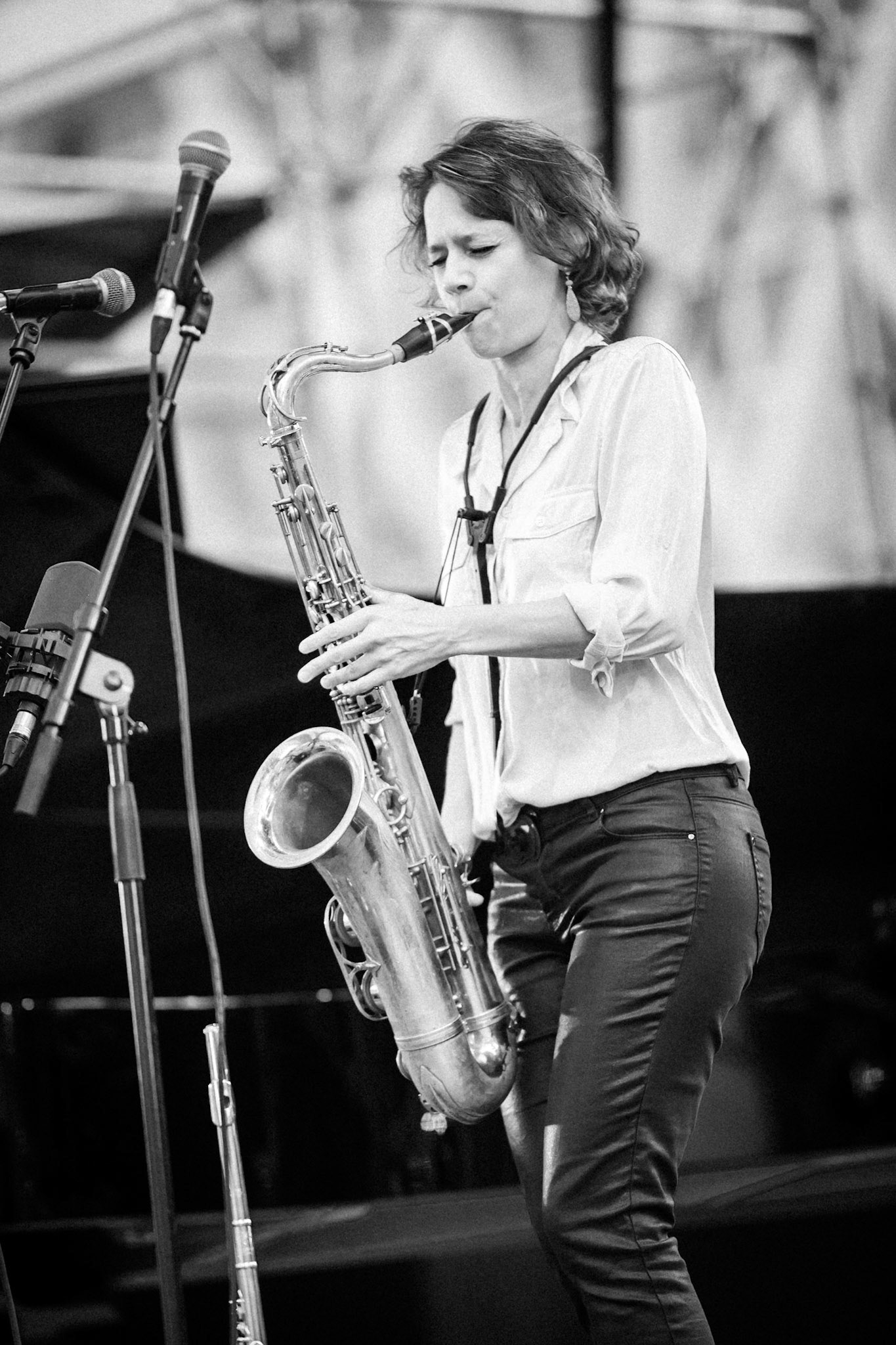 Sophie Alour invite Abdallah Abozekry, La Défense Jazz Festival, Parvis de la Défense, 23 septembre 2020