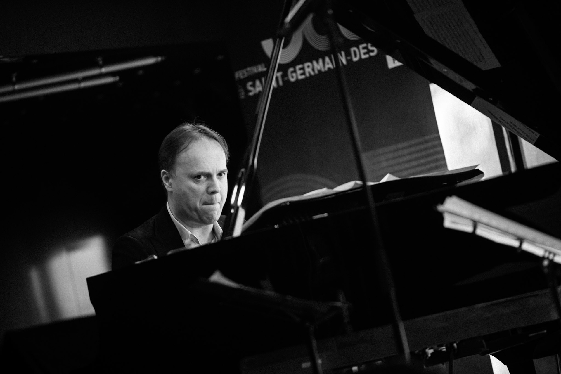 Laurent Courthaliac trio, guests Hugh Coltman &amp; Krysrle Warren, Festival Jazz à Saint-Germain-des-Prés - Paris, Péniche Le Son de la Terre