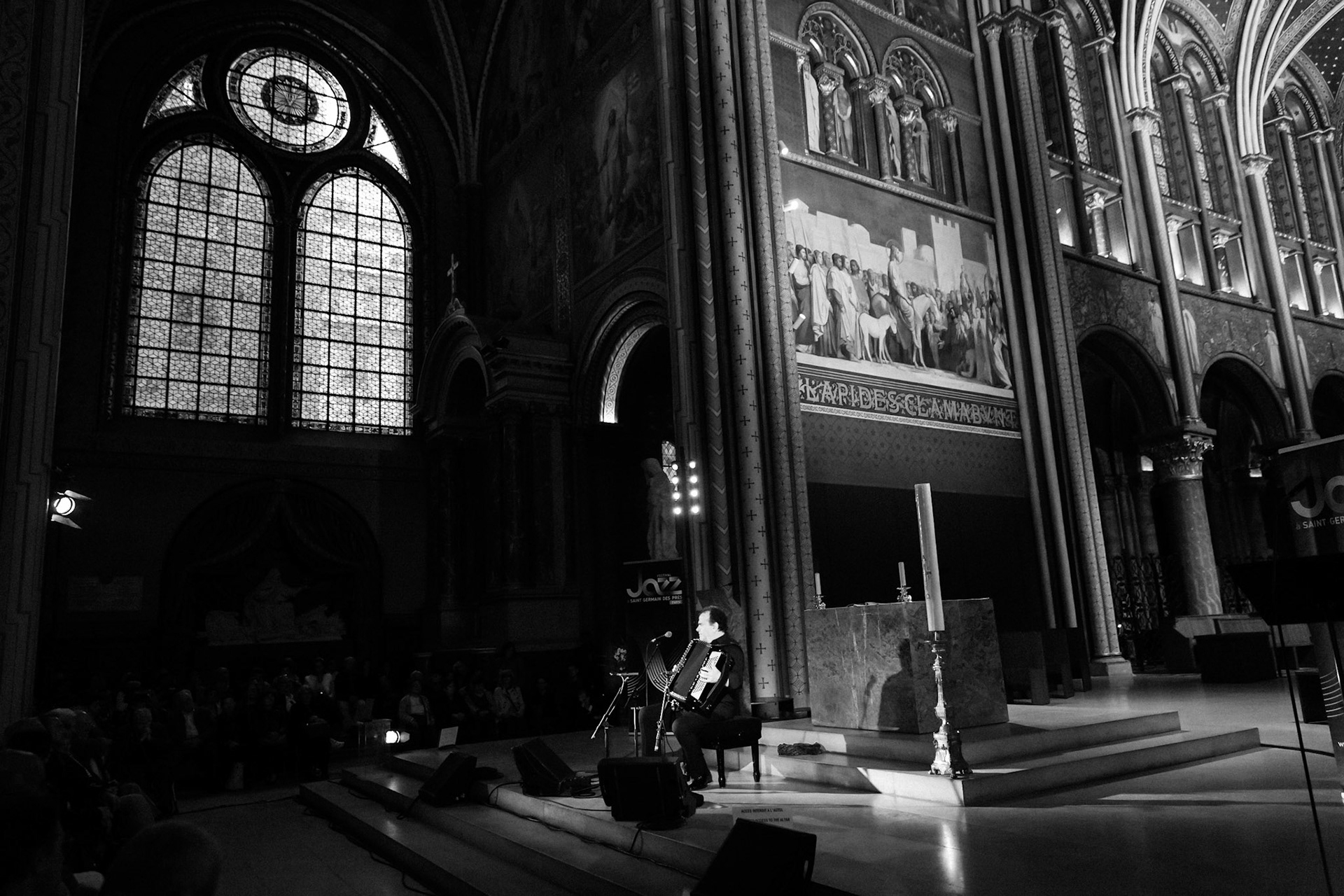 Richard Galliano, Festival Jazz Saint-Germain-des-Prés - Paris , Eglise Saint-Germain-des-Prés, 17 mai 2019