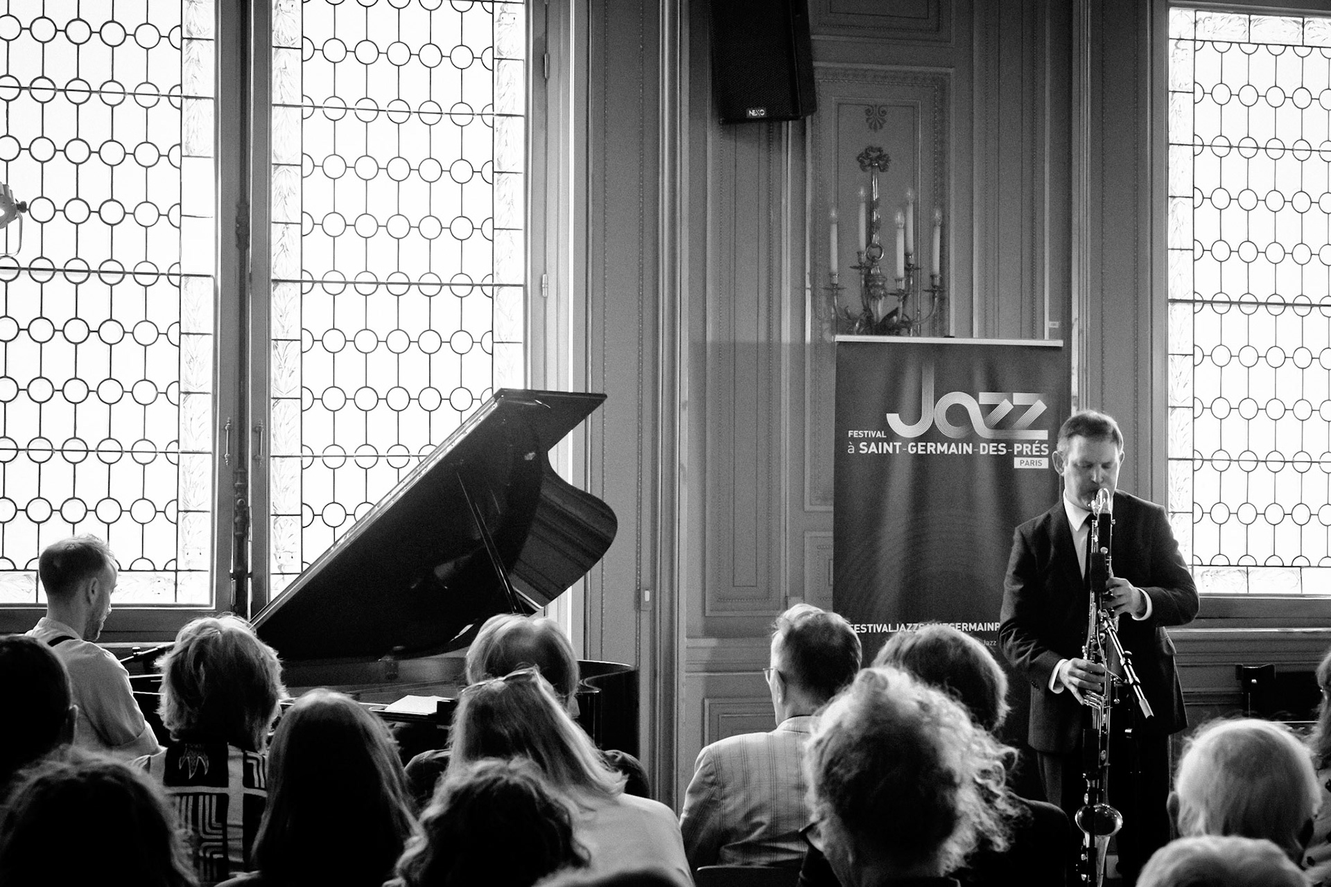 Pierre-François Blanchard &amp; Thomas Savy, Festival Jazz à Saint-Germain-des-Prés - Paris, Salle des fêtes - Mairie du 6ème
