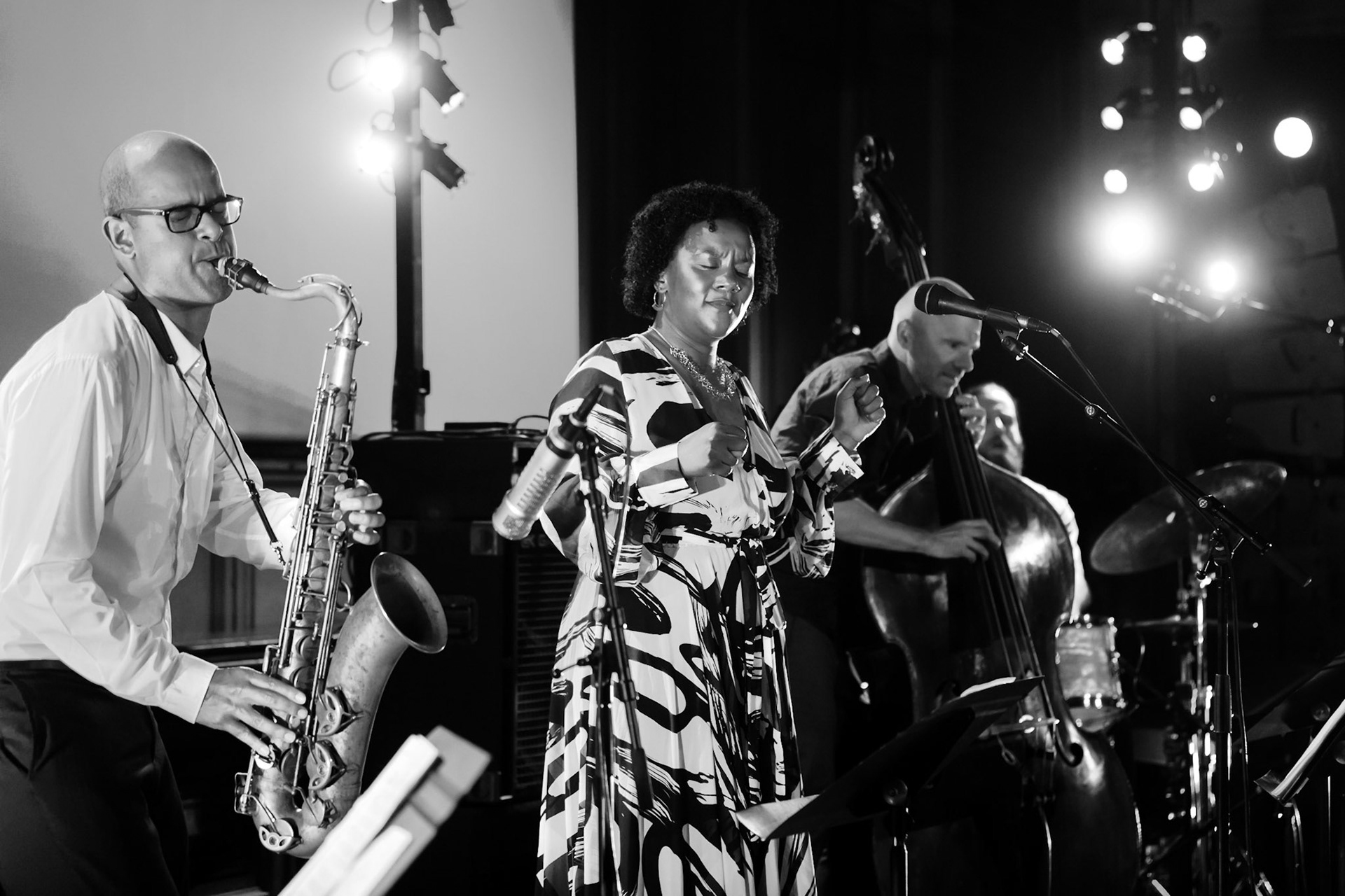 Indra Rios-Moore, Festival Jazz à Saint-Germain-des-Prés Paris, Maison des Océans - Grand Amphithéâtre (Paris), 29 mai 2018