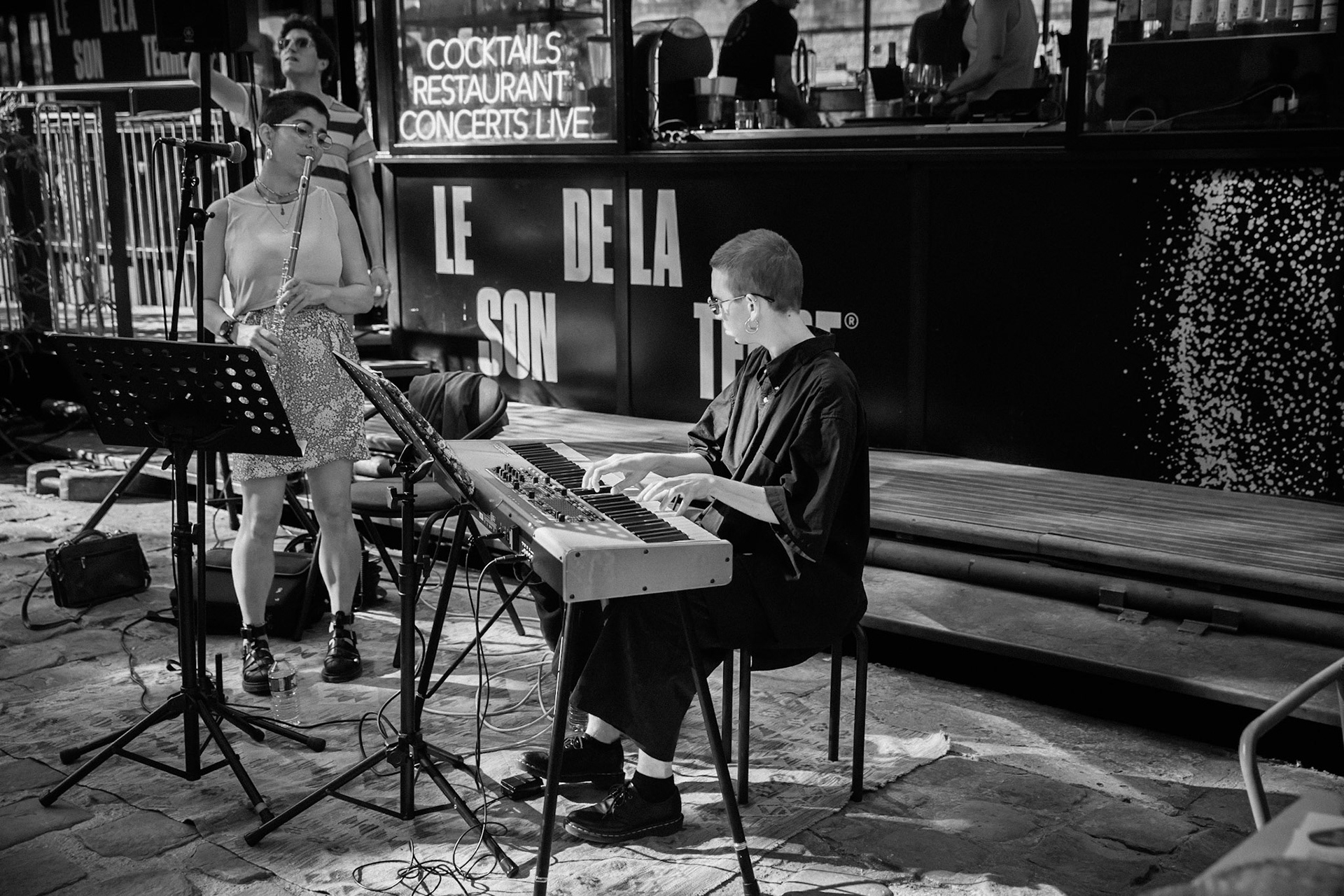 Lou Guénet &amp; Lilou Claverie, Festival Jazz à Saint-Germain-des-Prés - Paris, Péniche Le Son de la Terre