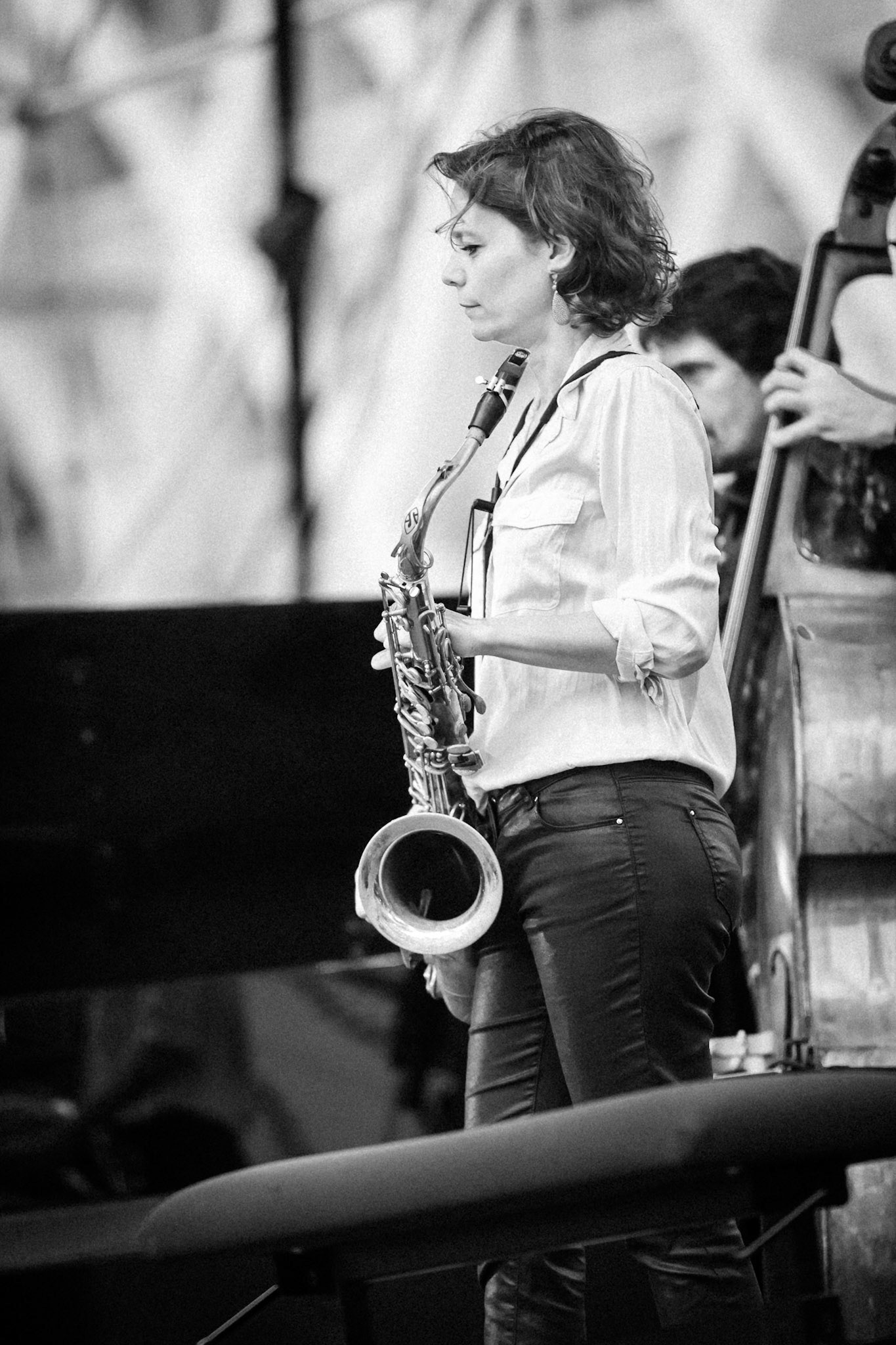 Sophie Alour invite Abdallah Abozekry, La Défense Jazz Festival, Parvis de la Défense, 23 septembre 2020