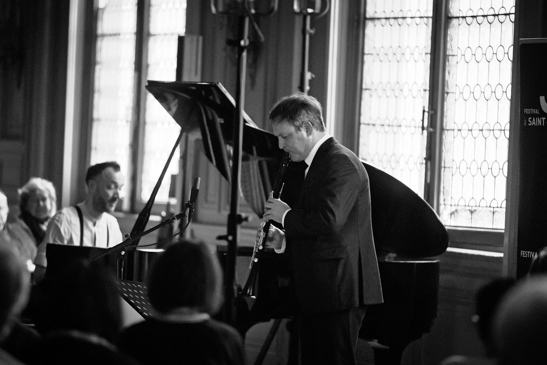 Pierre-François Blanchard &amp; Thomas Savy, Festival Jazz à Saint-Germain-des-Prés - Paris, Salle des fêtes - Mairie du 6ème