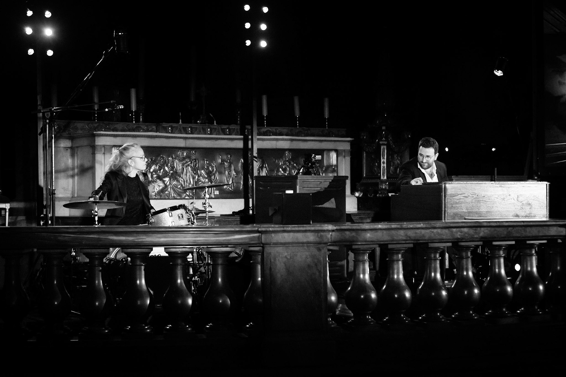 Sophie-Véronique Cauchefer-Choplin &amp; Laurent Coulondre, Festival Jazz à Saint-Germain-des-Prés - Paris, Eglise Saint-Sulpice