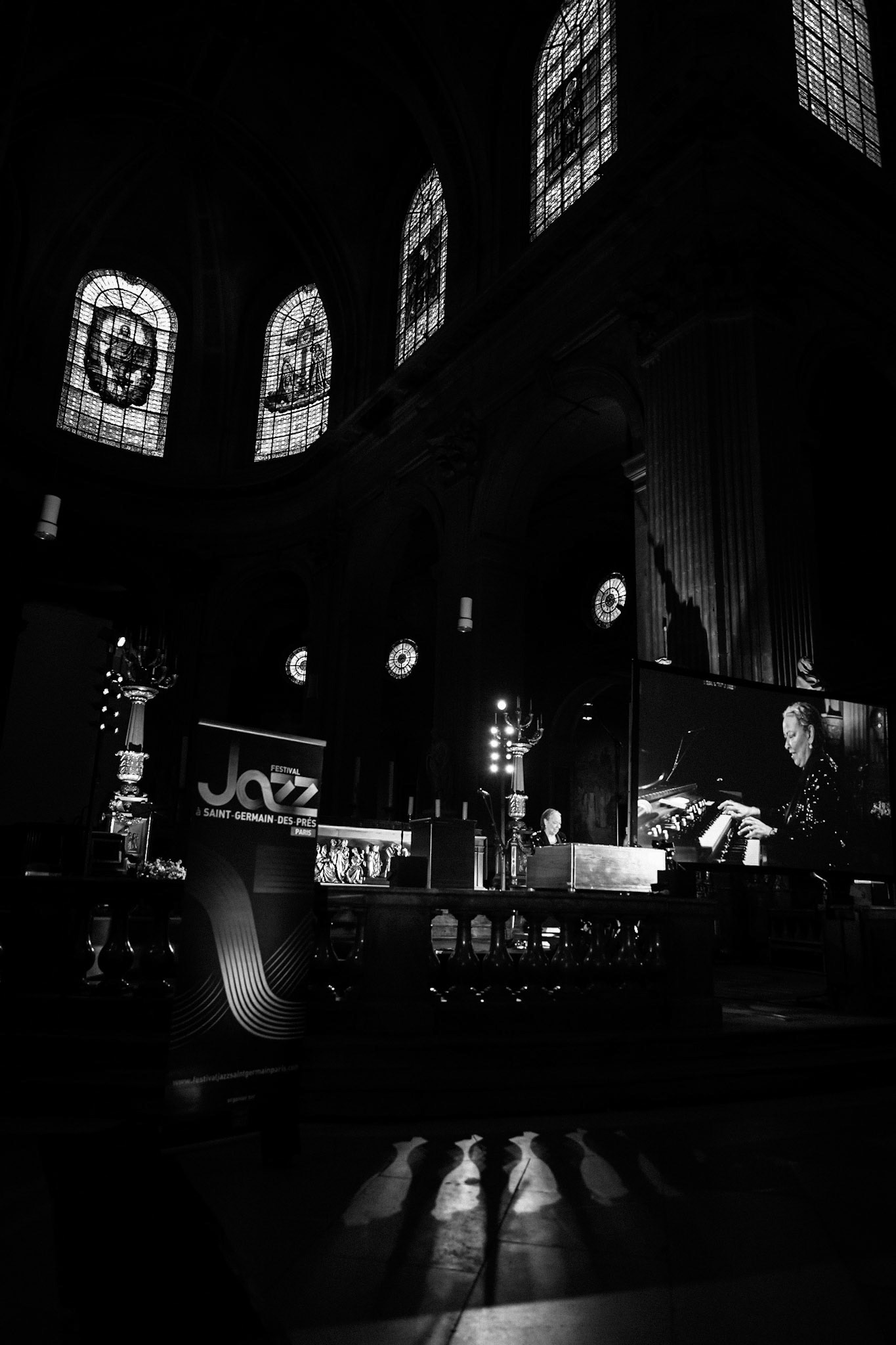 Rhoda Scott &amp; Sophie-Véronique Cauchefer-Choplin, Festival Jazz à Saint-Germain-des-Prés - Paris, Eglise Saint-Sulpice