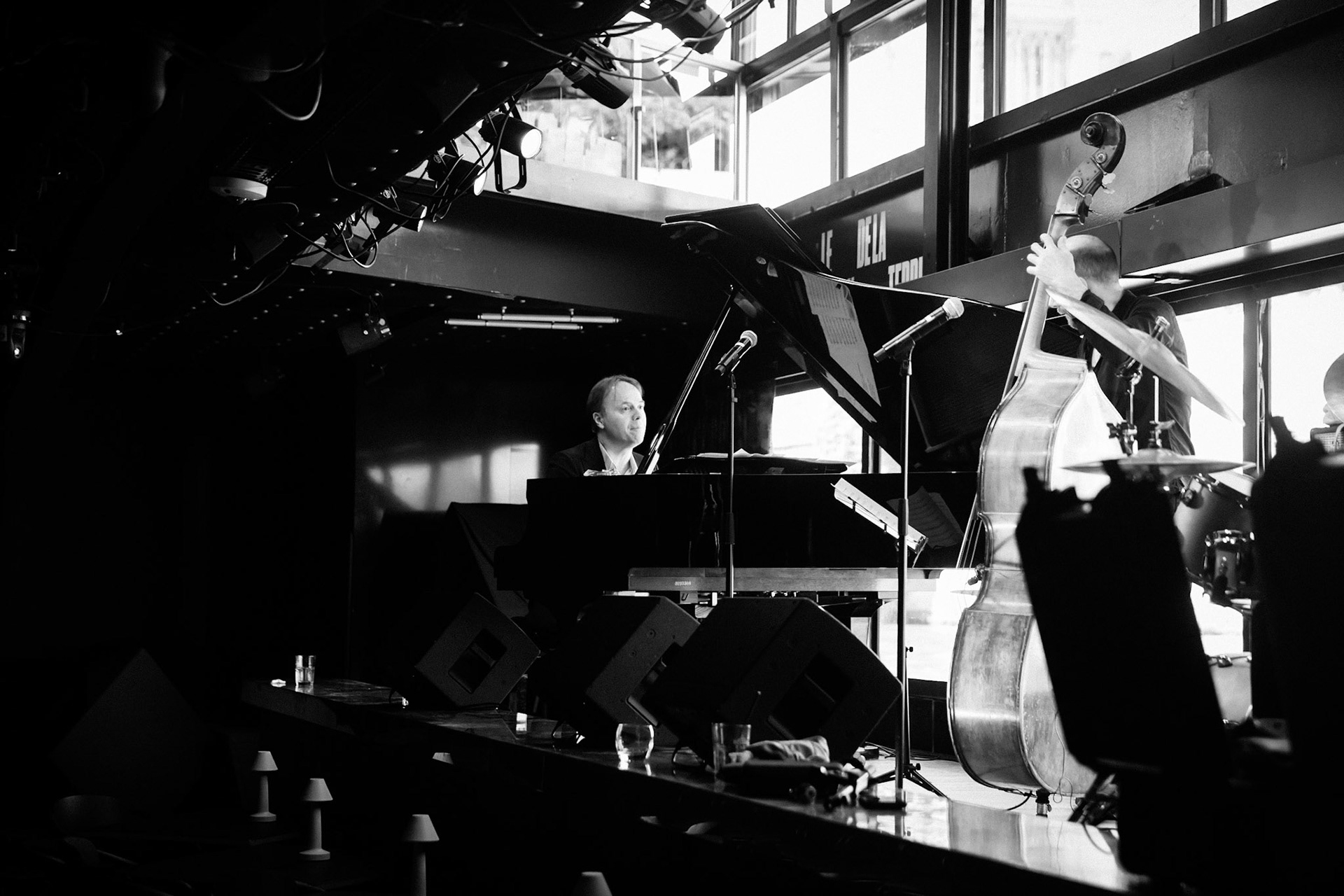 Laurent Courthaliac trio, guests Hugh Coltman &amp; Krysrle Warren, Festival Jazz à Saint-Germain-des-Prés - Paris, Péniche Le Son de la Terre