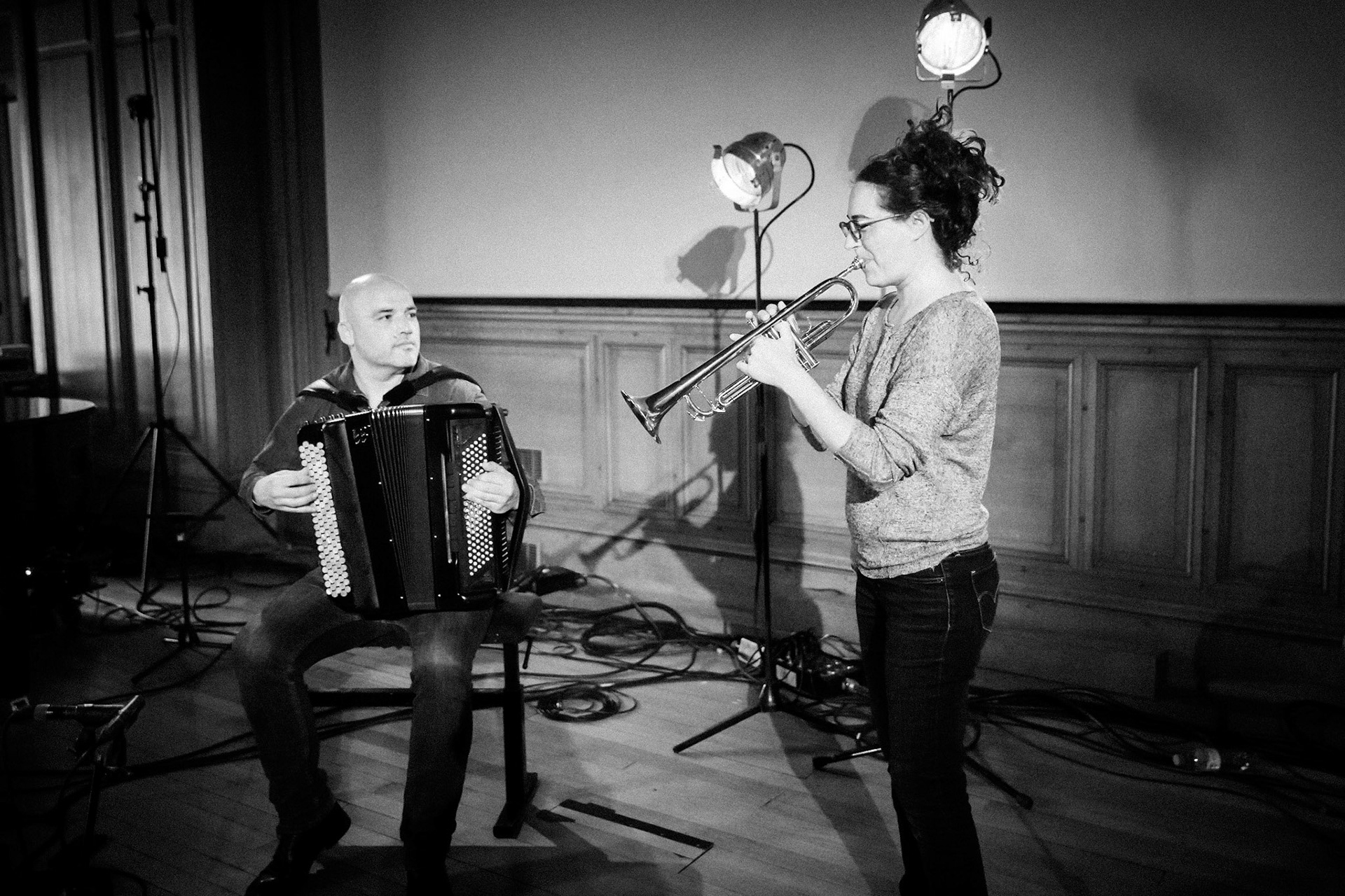 Airelle Besson &amp; Lionel Suarez, Festival Jazz Saint-Germain-des-Prés - Paris , Maison de l'Océan - Grand amphithéâtre, 21 mai 2022