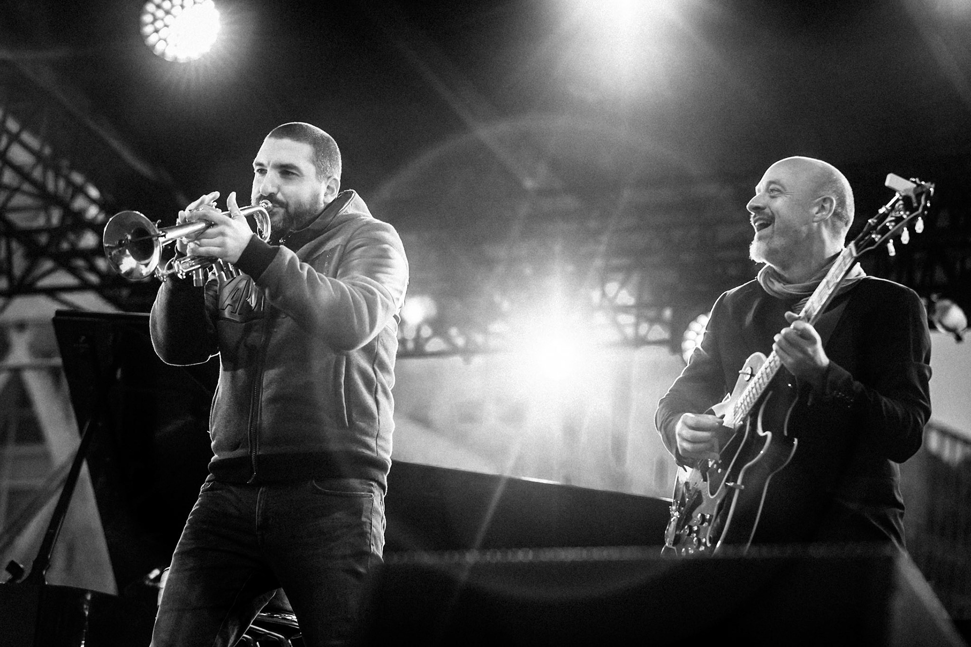 Ibrahim Maalouf avec François Delporte, La Défense Jazz Festival, Parvis de la Défense, 26 septembre 2020