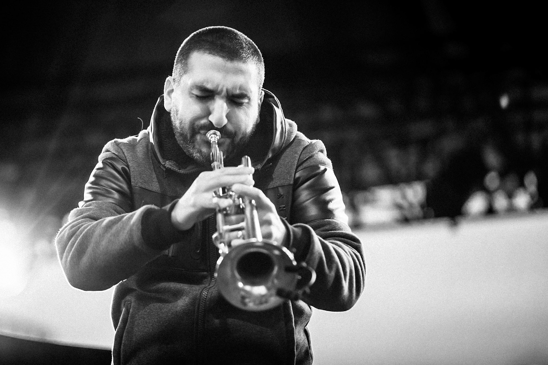 Ibrahim Maalouf avec François Delporte, La Défense Jazz Festival, Parvis de la Défense, 26 septembre 2020