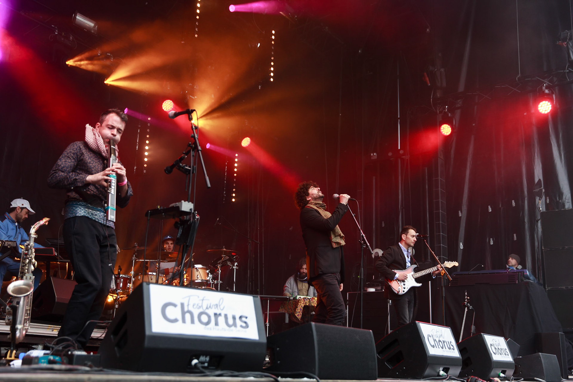 Sofiane Saidi & Mazalda, 31ème édition Festival Chorus des Hauts-de-Seine, Parvis de La Seine Musicale (Boulogne-Billancourt), 5 avril 2019