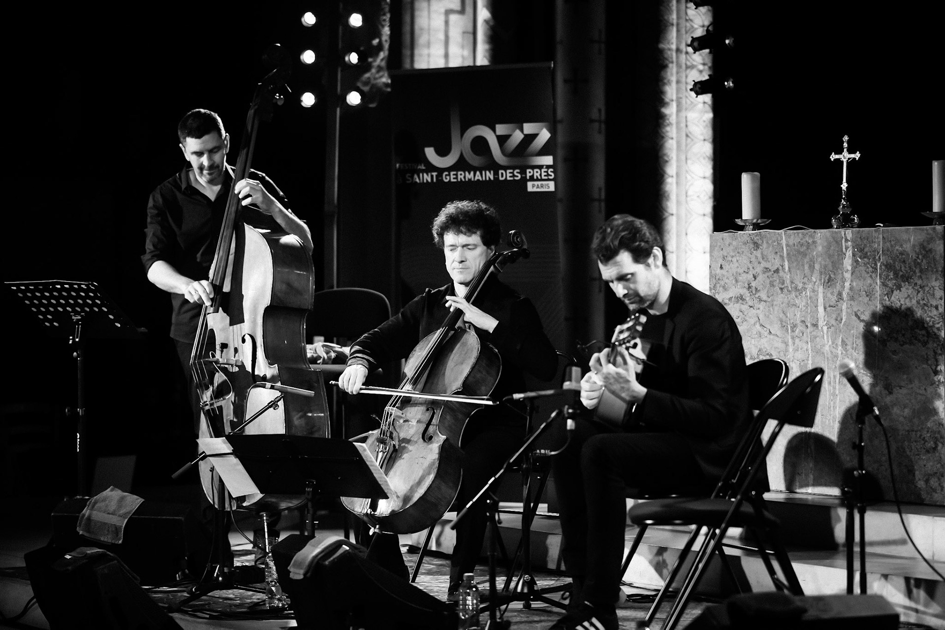 Loco Cello Feat Emile Parisien, Festival Jazz à Saint-Germain-des-Prés - Paris, Eglise Saint-Germain-des-Prés