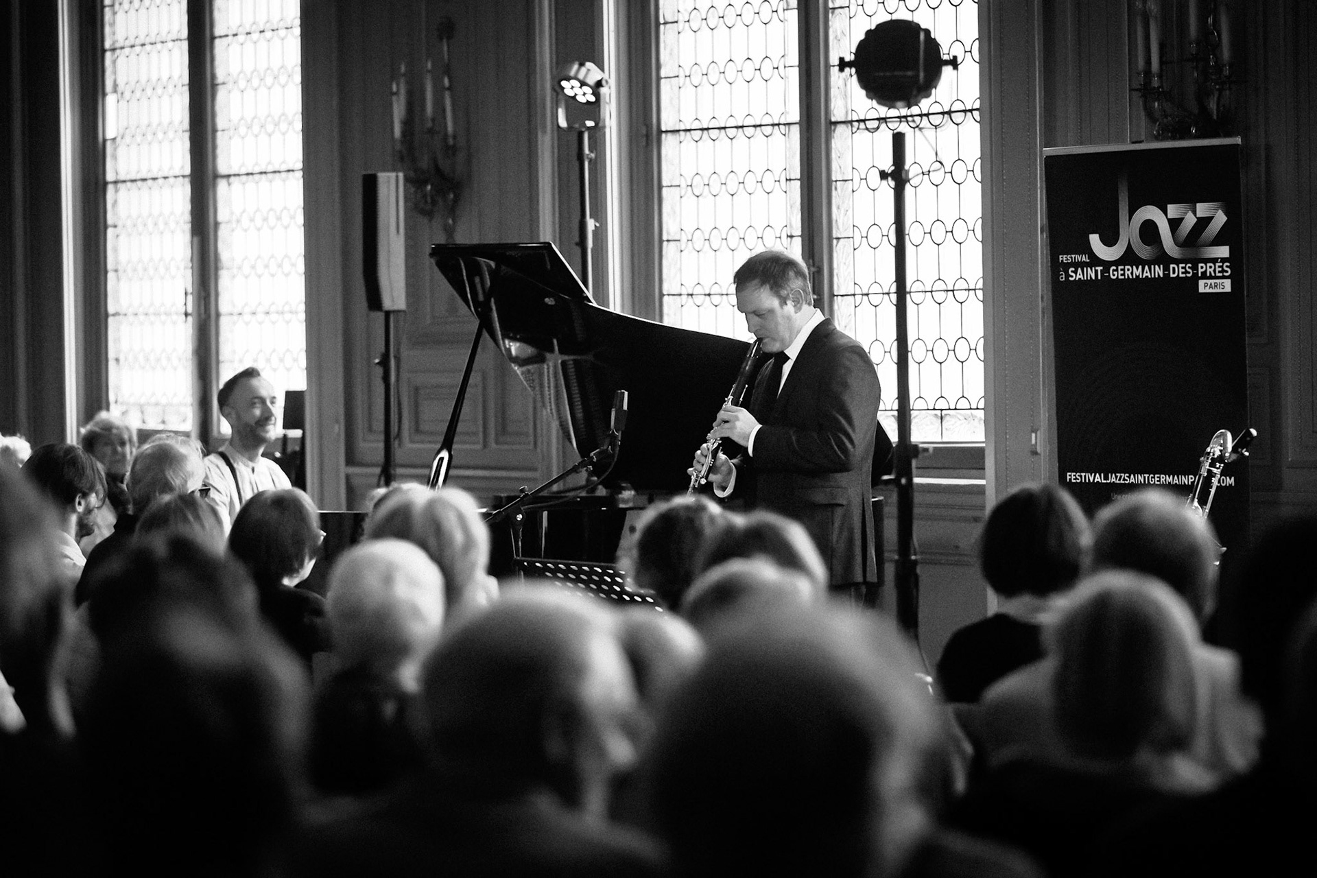 Pierre-François Blanchard &amp; Thomas Savy, Festival Jazz à Saint-Germain-des-Prés - Paris, Salle des fêtes - Mairie du 6ème
