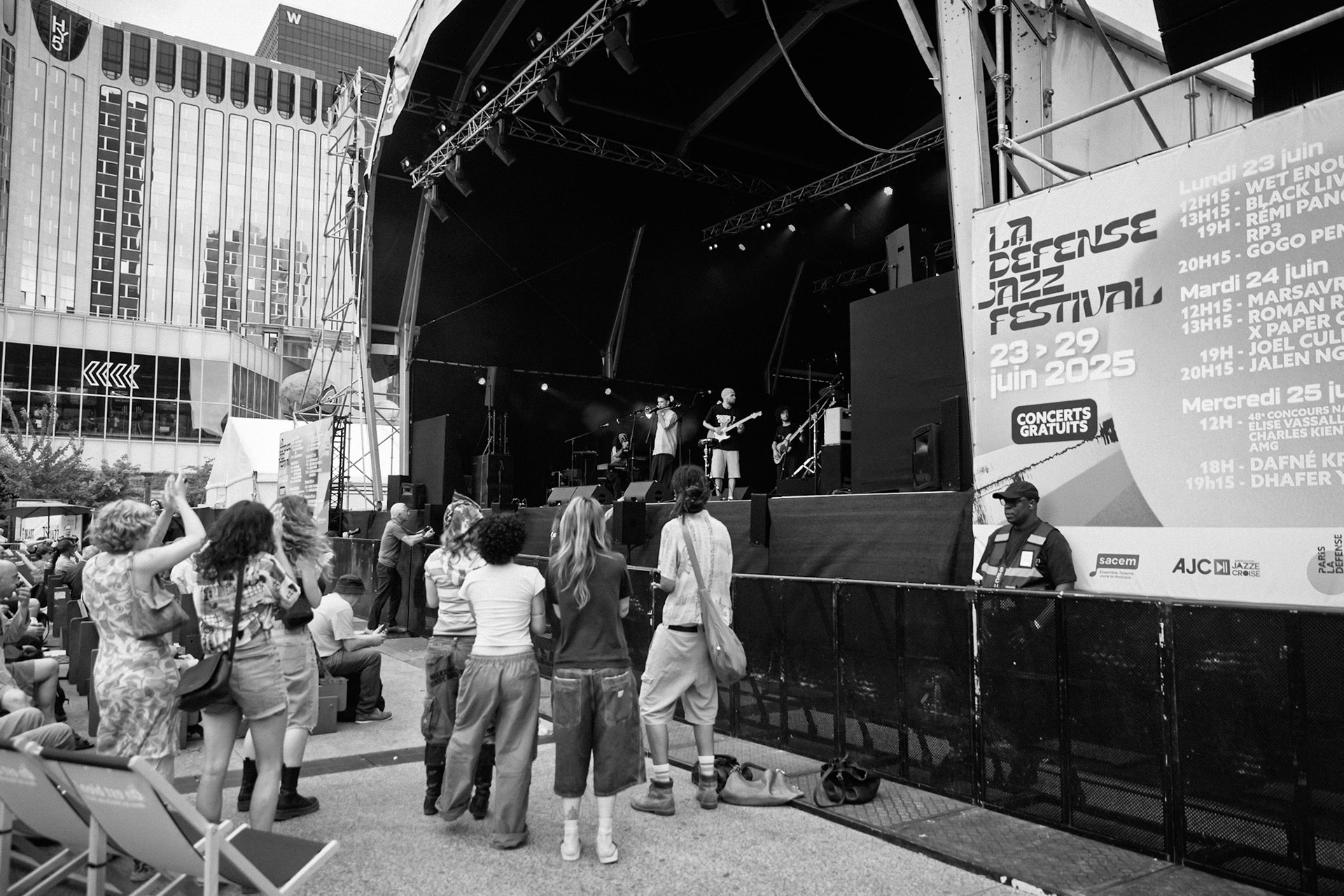 Wet Enough?, La Défense Jazz Festival, Parvis de la Défense, 23 juin 2025