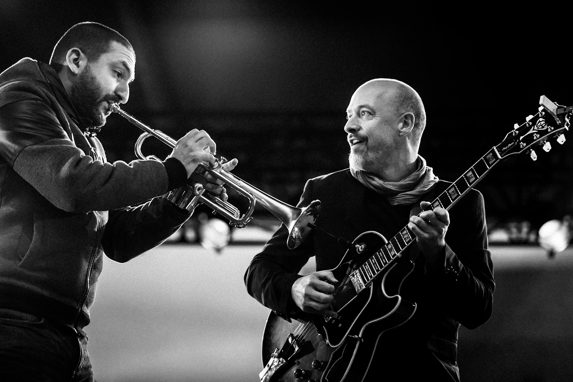 Ibrahim Maalouf avec François Delporte, La Défense Jazz Festival, Parvis de la Défense, 26 septembre 2020