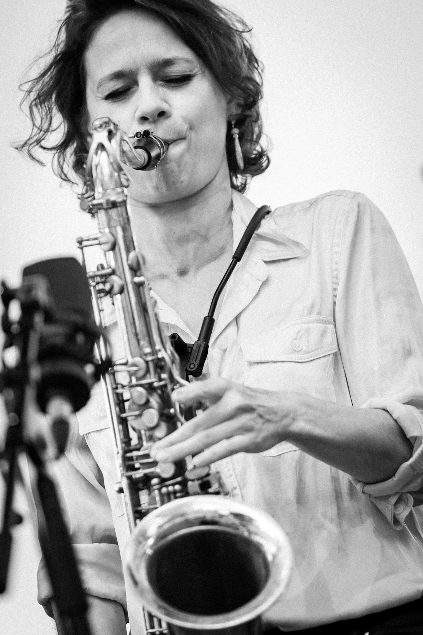 Sophie Alour invite Abdallah Abozekry, La Défense Jazz Festival, Parvis de la Défense, 23 septembre 2020