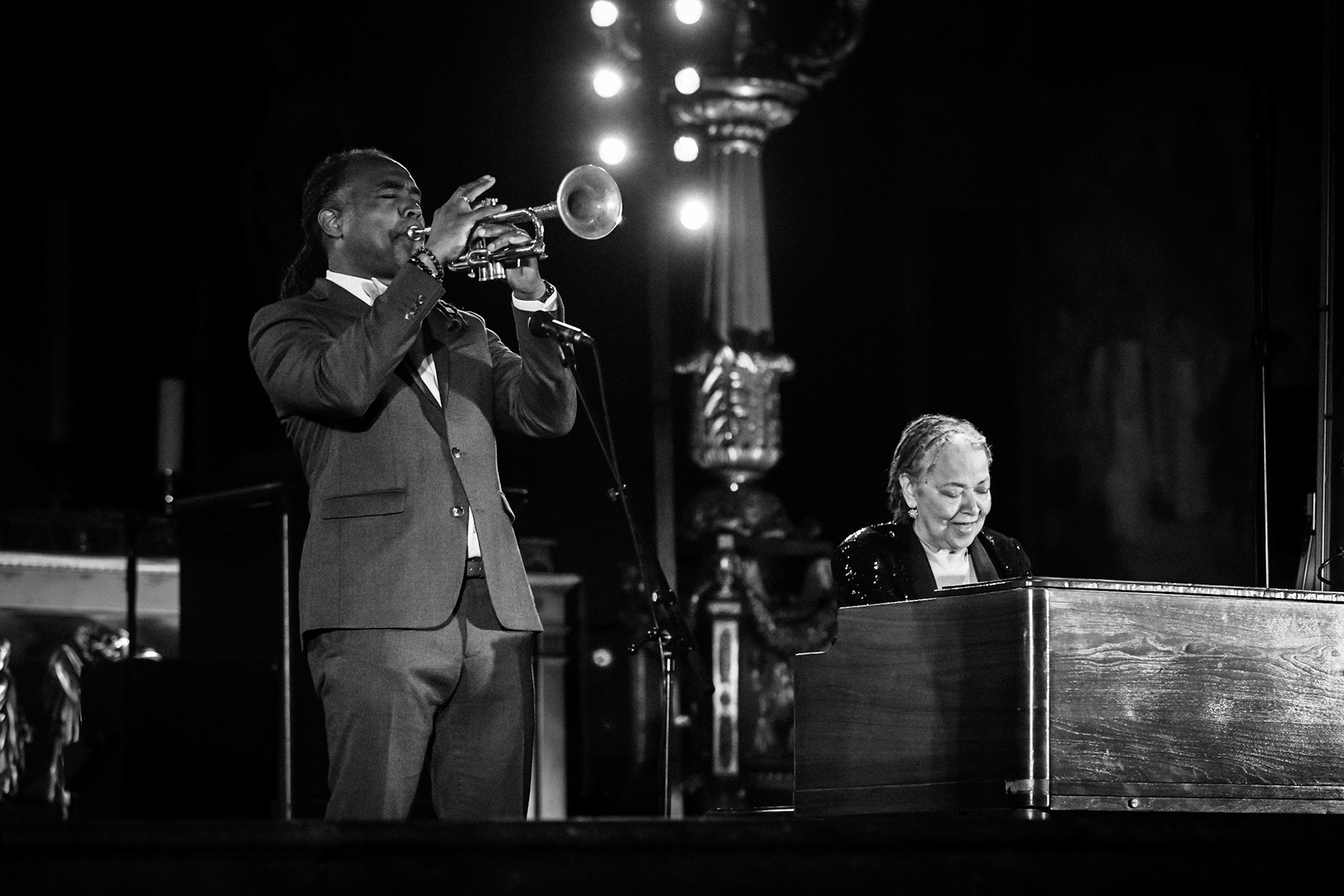 Rhoda Scott &amp; Sophie-Véronique Cauchefer-Choplin, Festival Jazz à Saint-Germain-des-Prés - Paris, Eglise Saint-Sulpice