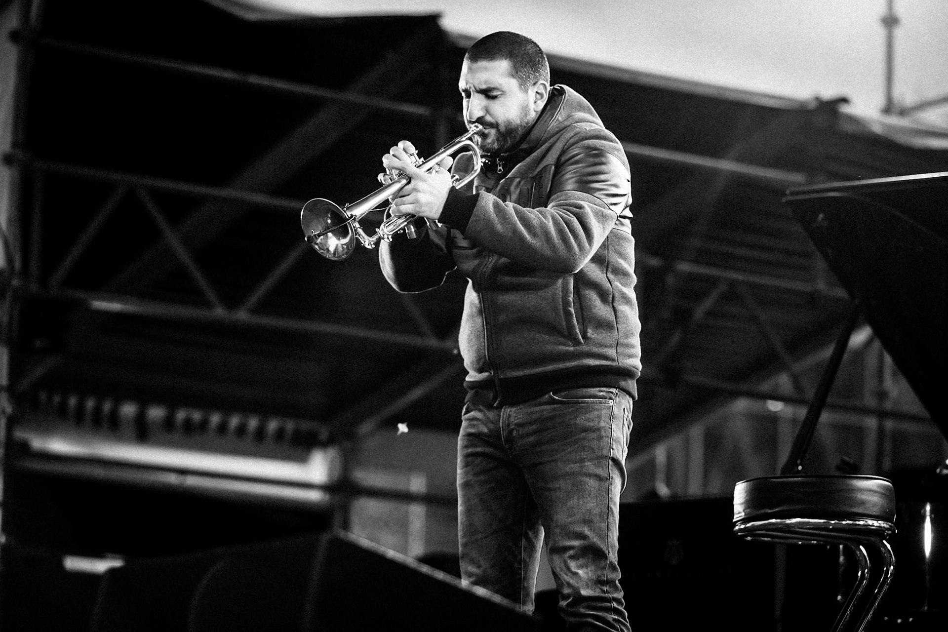 Ibrahim Maalouf avec François Delporte, La Défense Jazz Festival, Parvis de la Défense, 26 septembre 2020