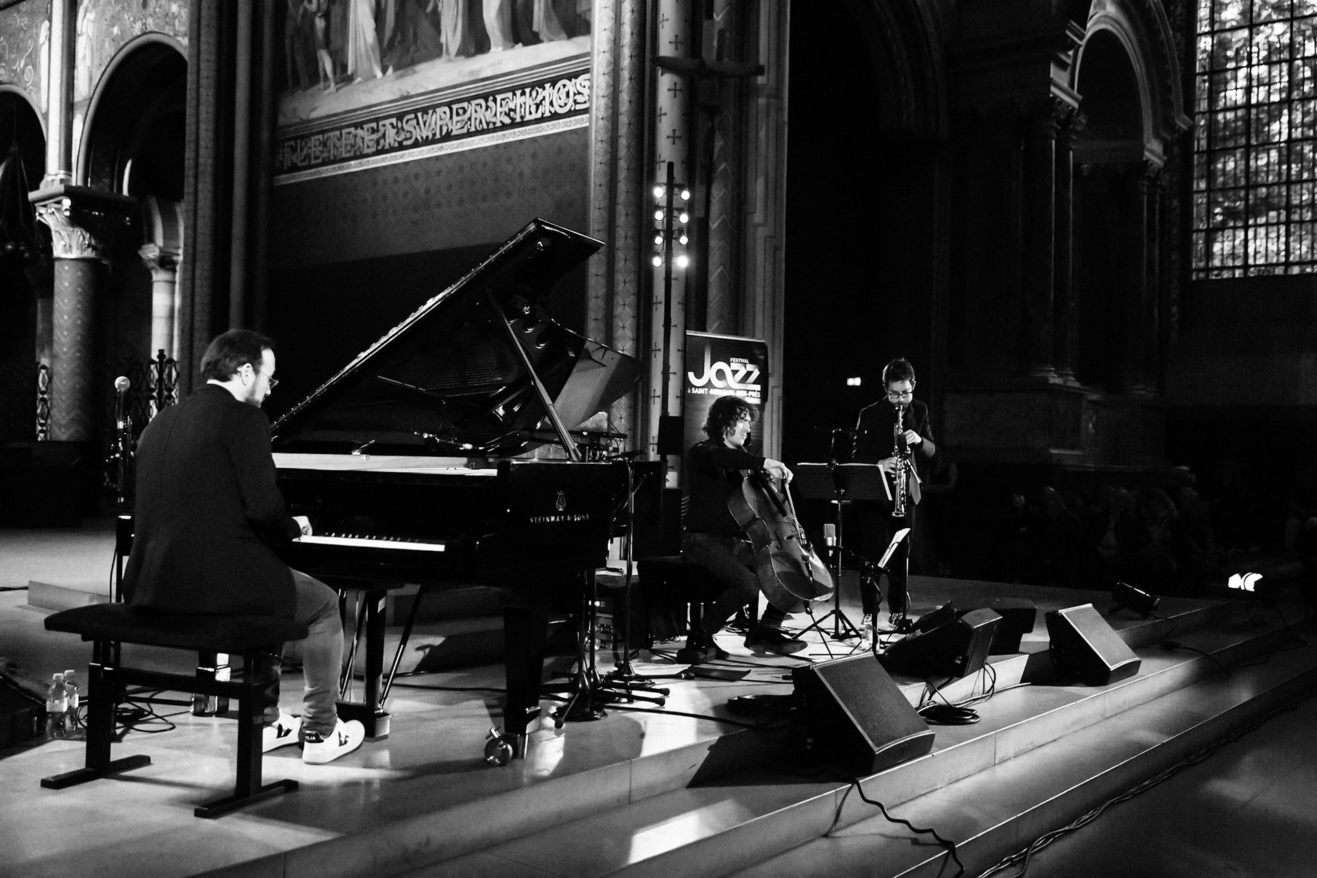 Trio Herman - Salque - Parisien, Festival Jazz Saint-Germain-des-Prés - Paris , Eglise Saint-Germain-des-Prés, 21 mai 2019, @yaronhermanofficial, #francoissalque, @emileparisien, @jazzstgermain, #jazz
