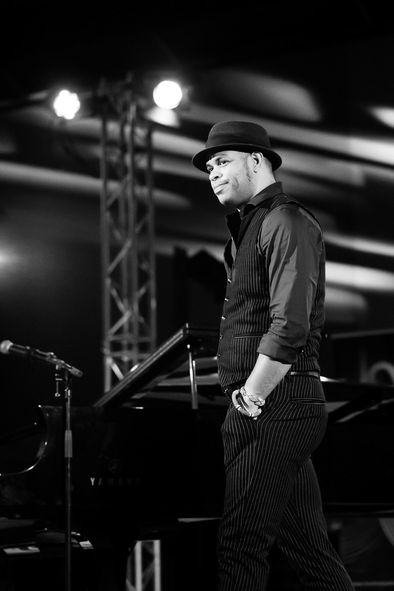 Roberto Fonseca Trio, Festival Jazz à Saint-Germain-des-Prés Paris, Univerité Panthéon-Assas - Grand Amphithéâtre, 24 mai 2018