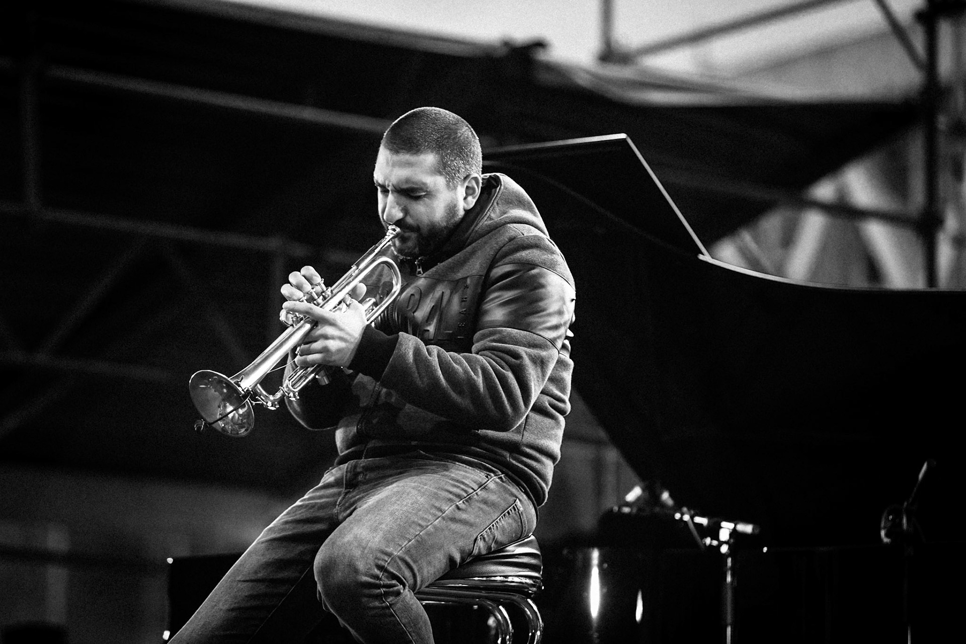 Ibrahim Maalouf avec François Delporte, La Défense Jazz Festival, Parvis de la Défense, 26 septembre 2020
