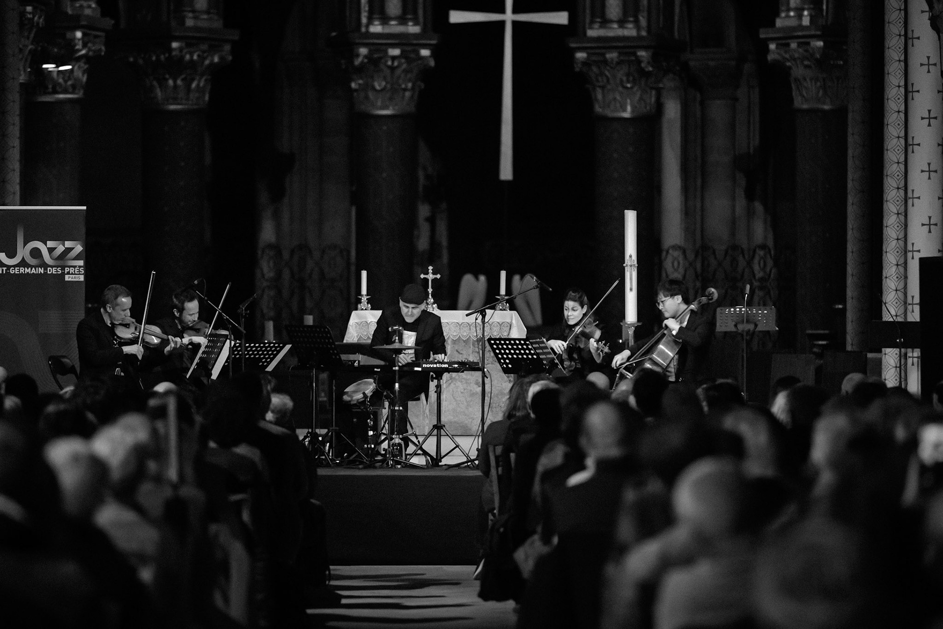 Quatuor Ebène &amp; Xavier Tribolet, Festival Jazz à Saint-Germain-des-Prés - Paris, Eglise Saint-Germain-des-Prés