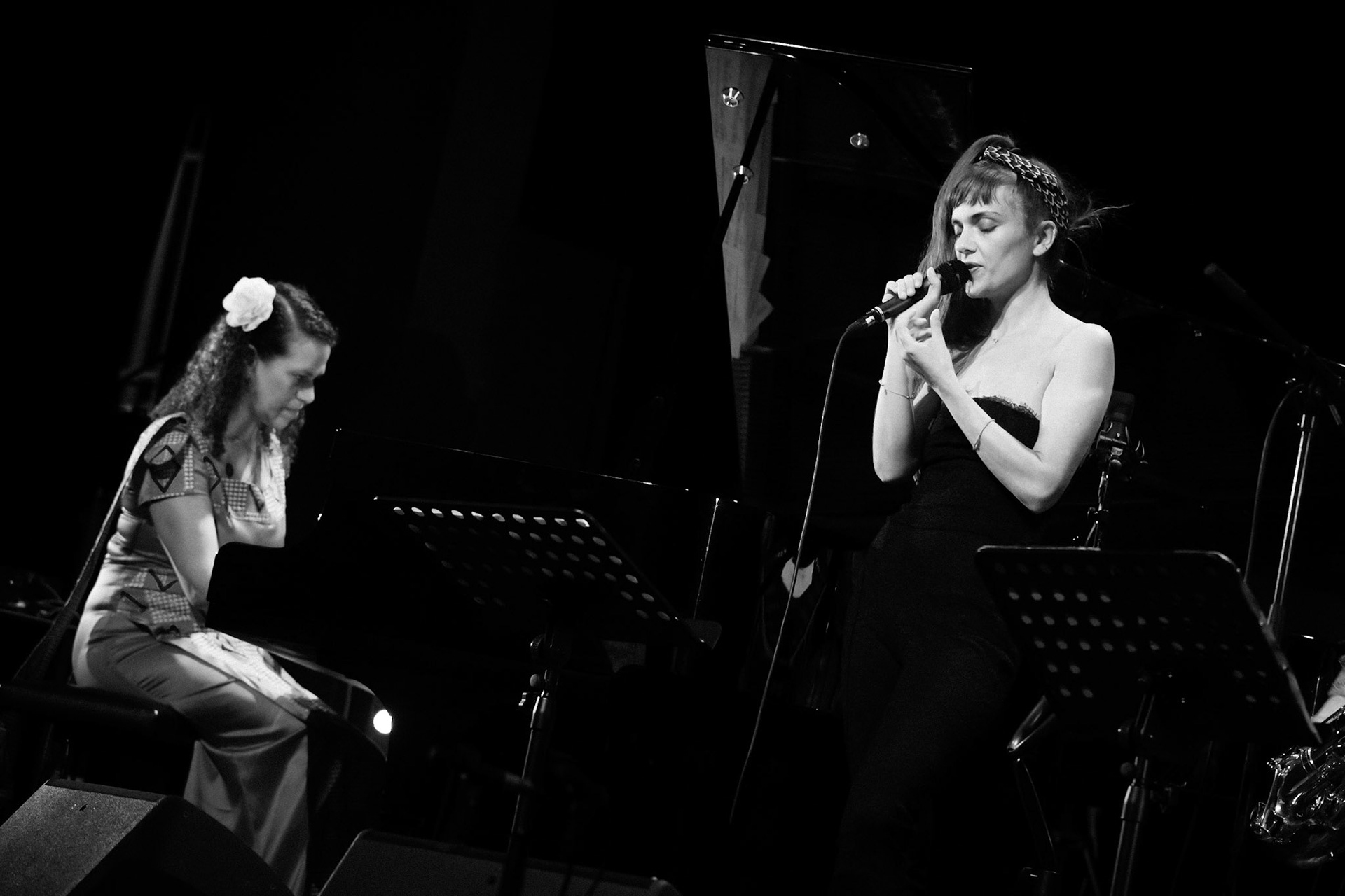 Leïla Olivesi Octet, special guest Camille Berthault, Festival Jazz à Saint-Germain-des-Prés - Paris, Théâtre de l'Alliance Française