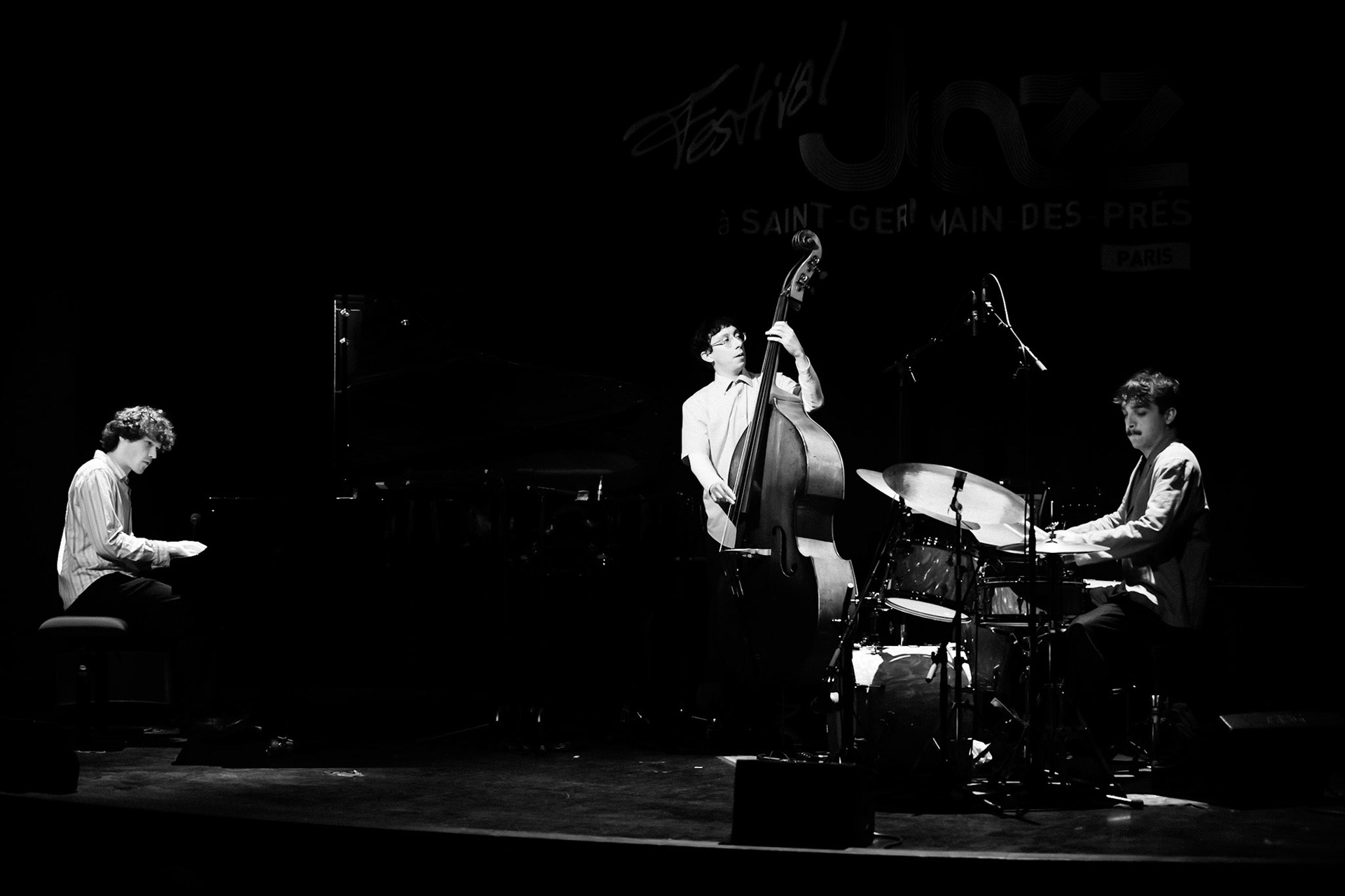 Levi Harvey Trio, Festival Jazz à Saint-Germain-des-Prés - Paris, Théâtre de l'Alliance Française
