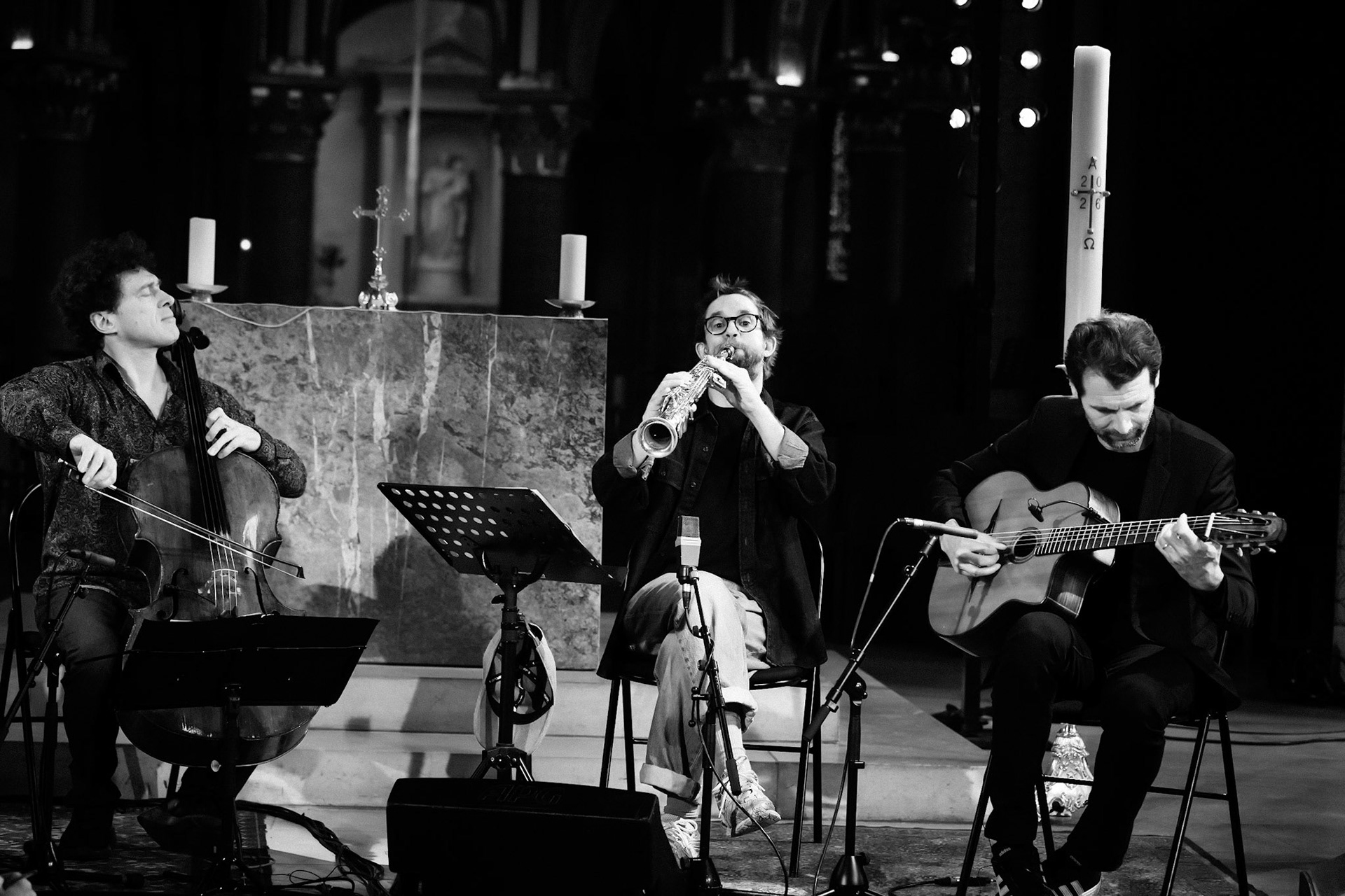 Loco Cello Feat Emile Parisien, Festival Jazz à Saint-Germain-des-Prés - Paris, Eglise Saint-Germain-des-Prés