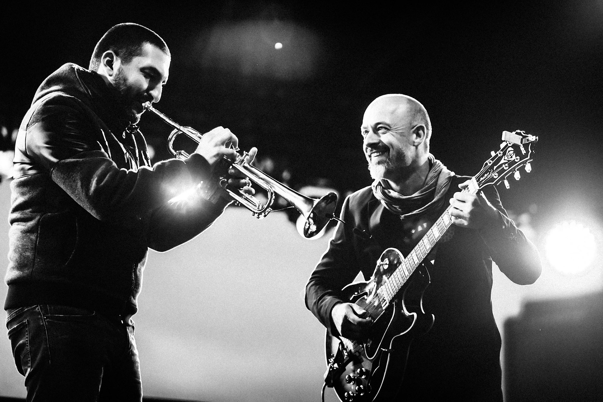 Ibrahim Maalouf avec François Delporte, La Défense Jazz Festival, Parvis de la Défense, 26 septembre 2020