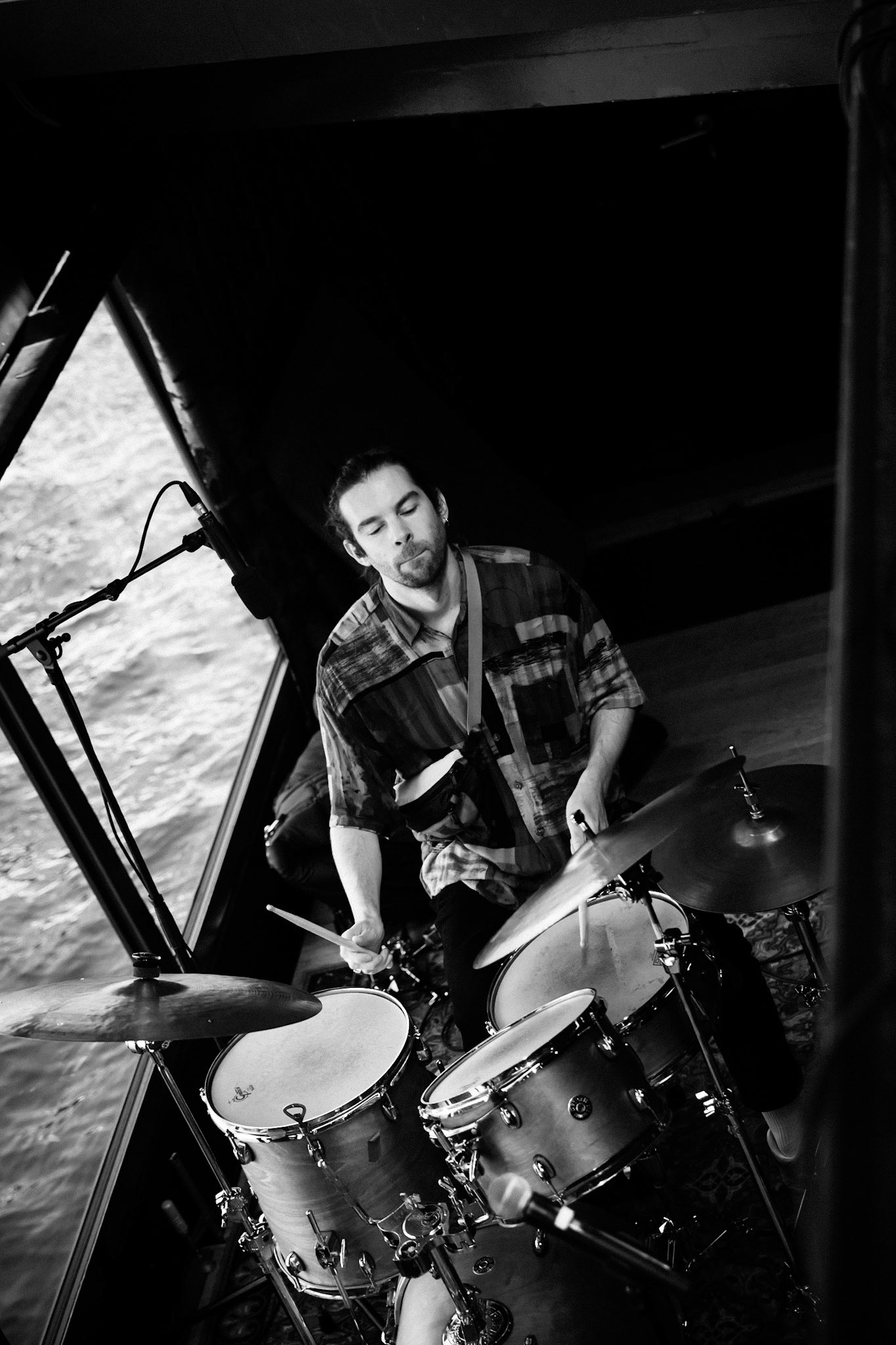 Laurent Courthaliac trio, guests Hugh Coltman &amp; Krysrle Warren, Festival Jazz à Saint-Germain-des-Prés - Paris, Péniche Le Son de la Terre
