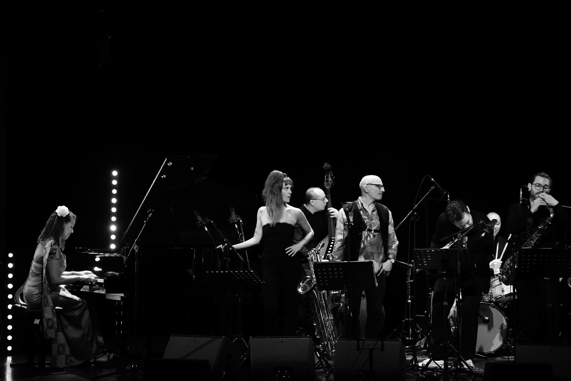 Leïla Olivesi Octet, special guest Camille Berthault, Festival Jazz à Saint-Germain-des-Prés - Paris, Théâtre de l'Alliance Française