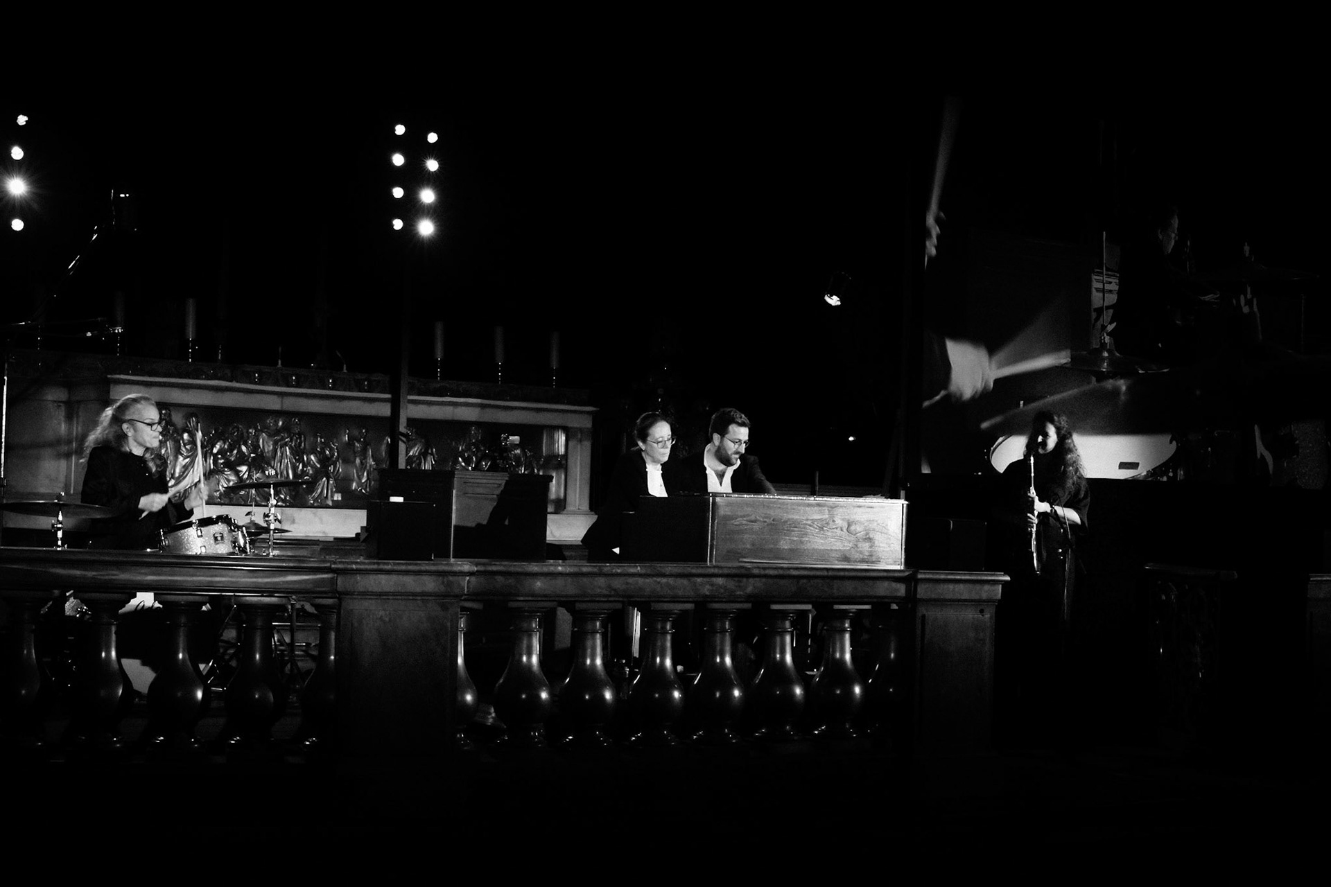 Sophie-Véronique Cauchefer-Choplin &amp; Laurent Coulondre, Festival Jazz à Saint-Germain-des-Prés - Paris, Eglise Saint-Sulpice