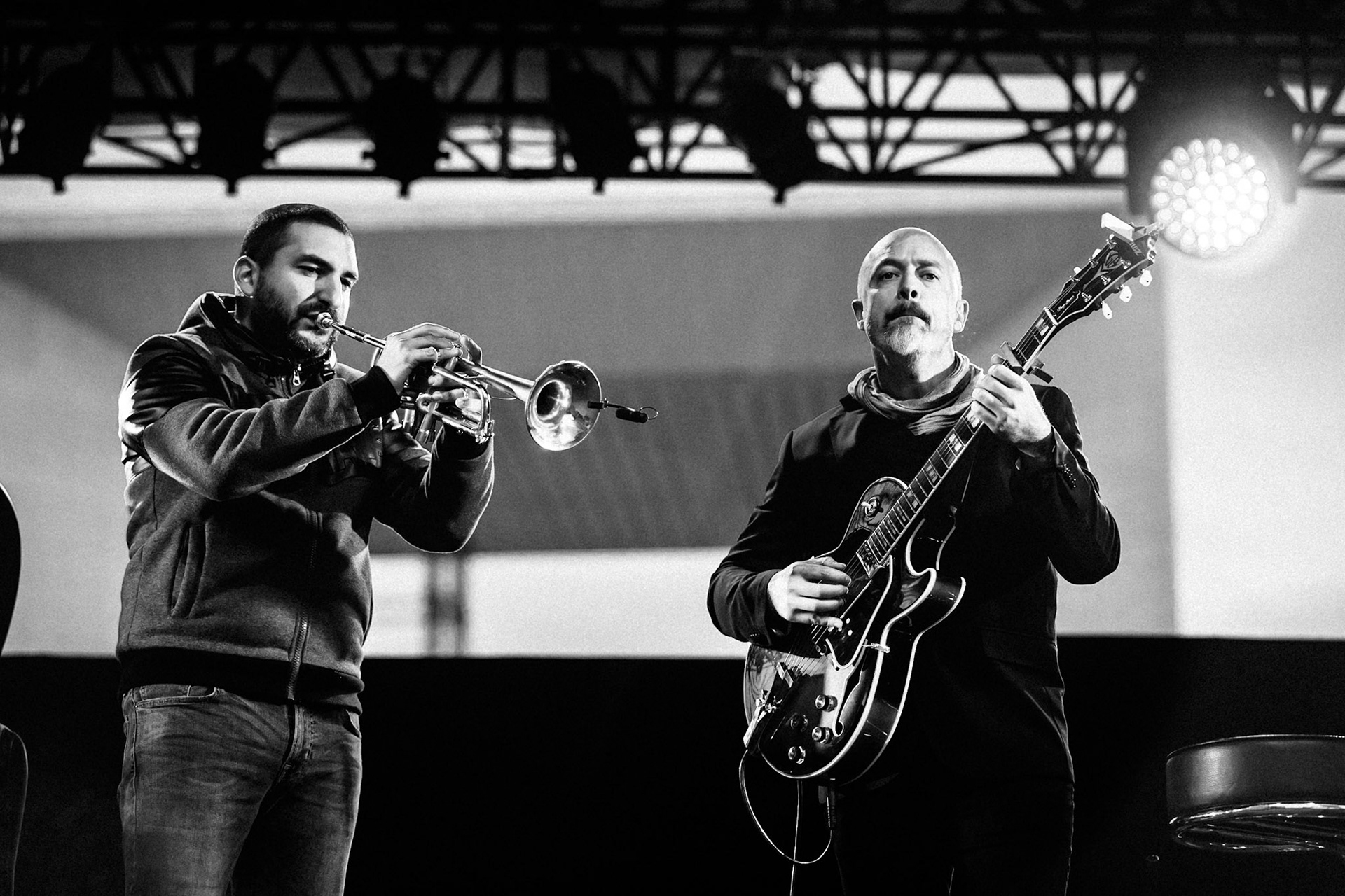 Ibrahim Maalouf avec François Delporte, La Défense Jazz Festival, Parvis de la Défense, 26 septembre 2020