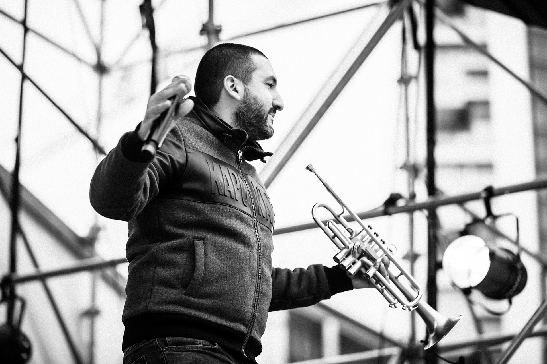 Ibrahim Maalouf avec François Delporte, La Défense Jazz Festival, Parvis de la Défense, 26 septembre 2020