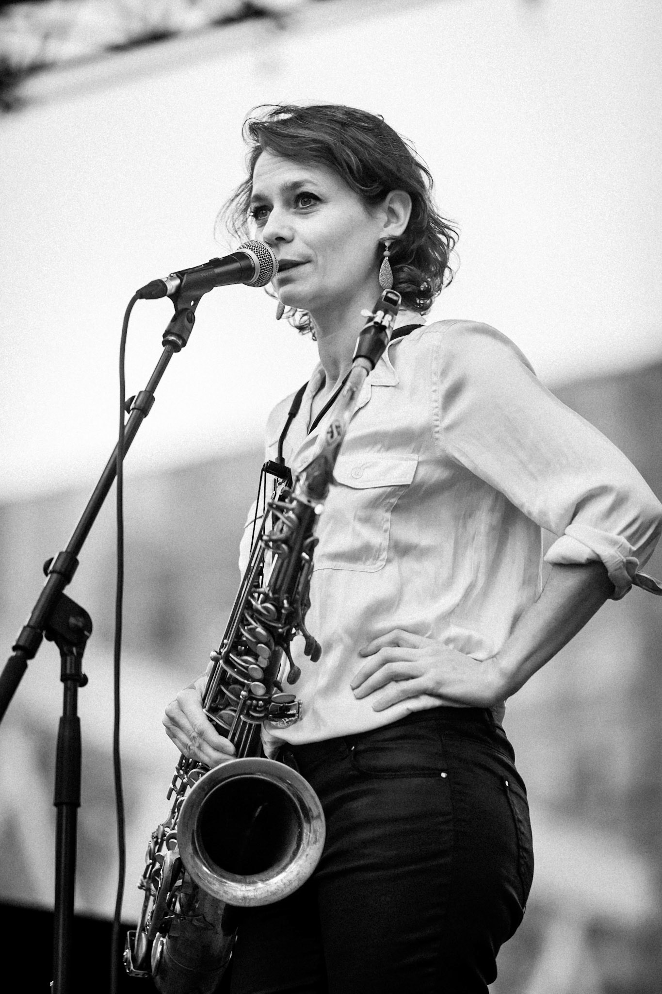 Sophie Alour invite Abdallah Abozekry, La Défense Jazz Festival, Parvis de la Défense, 23 septembre 2020