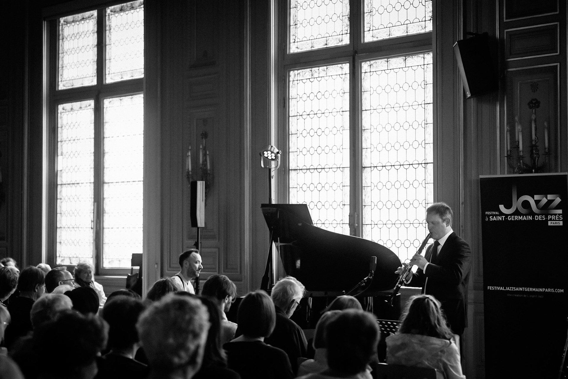 Pierre-François Blanchard &amp; Thomas Savy, Festival Jazz à Saint-Germain-des-Prés - Paris, Salle des fêtes - Mairie du 6ème