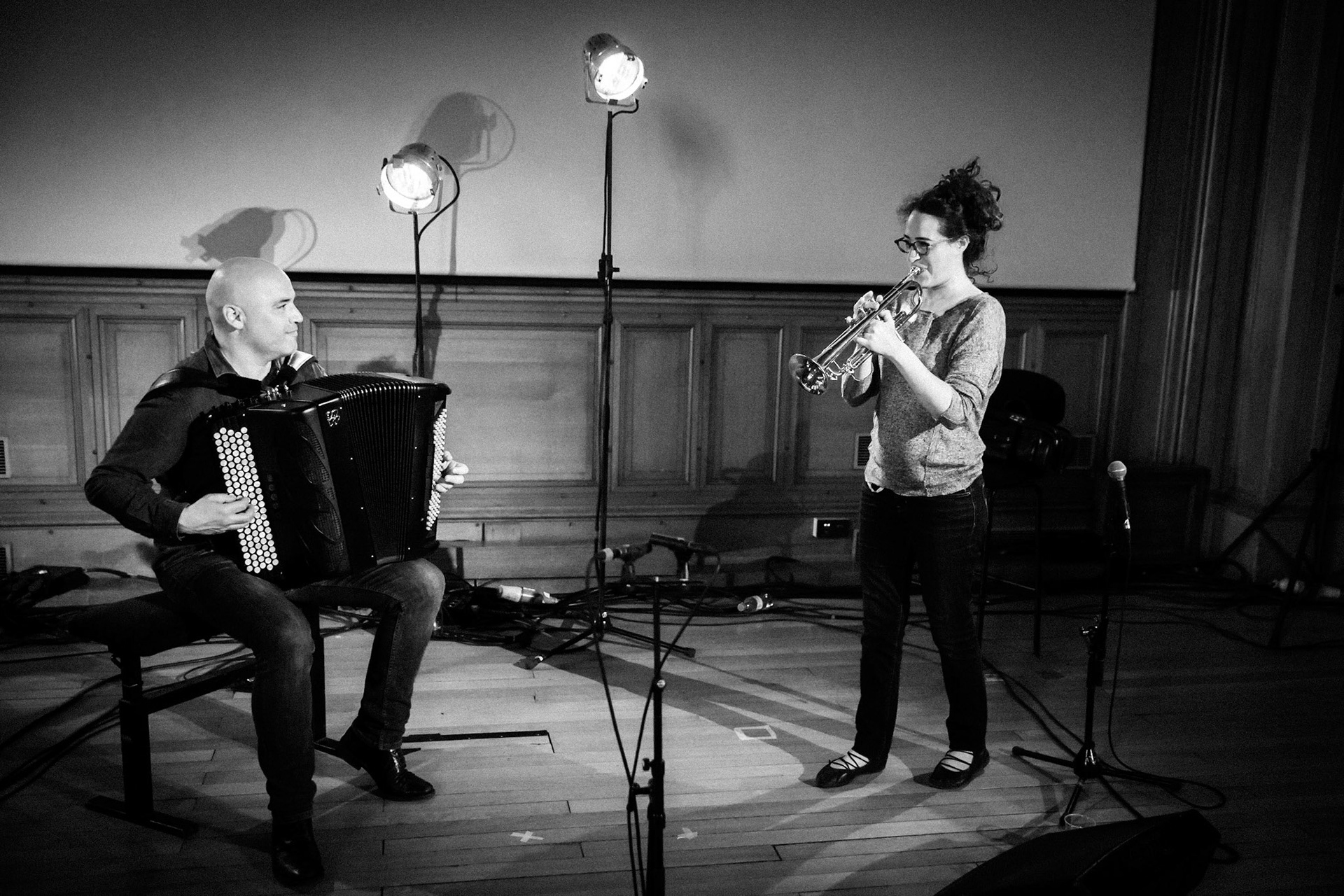 Airelle Besson &amp; Lionel Suarez, Festival Jazz Saint-Germain-des-Prés - Paris , Maison de l'Océan - Grand amphithéâtre, 21 mai 2022