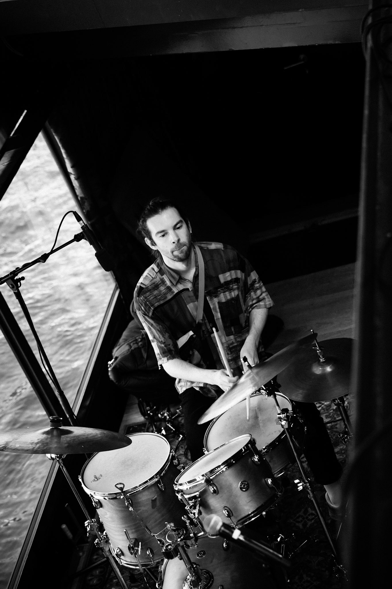 Laurent Courthaliac trio, guests Hugh Coltman &amp; Krysrle Warren, Festival Jazz à Saint-Germain-des-Prés - Paris, Péniche Le Son de la Terre
