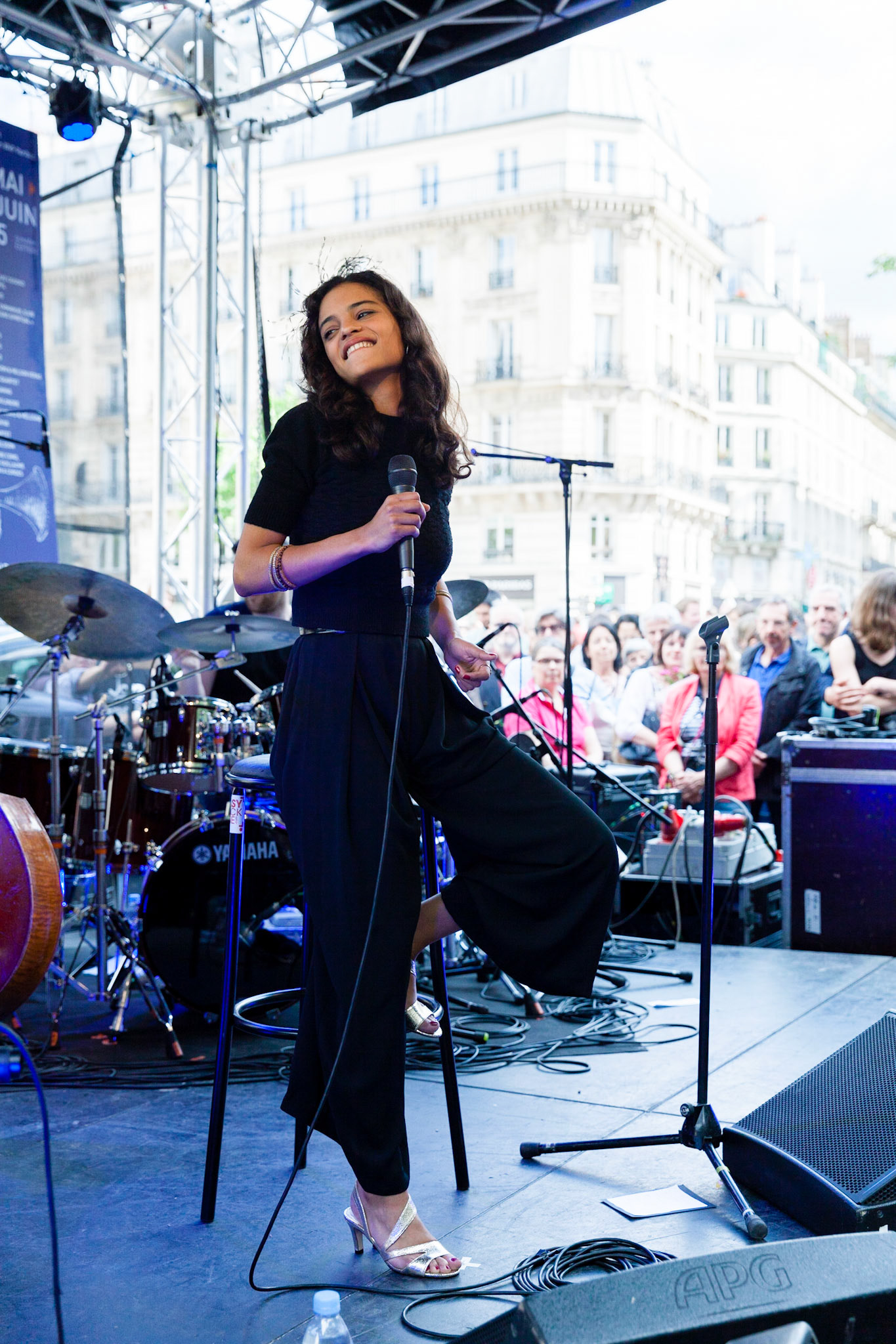 Agathe Jazz Quartet - Jazz au Féminin - 15ème Festival Jazz à Saint-Germain-des-Prés (Paris) - Place Saint-Germain-des-Prés - 24 mai 2015