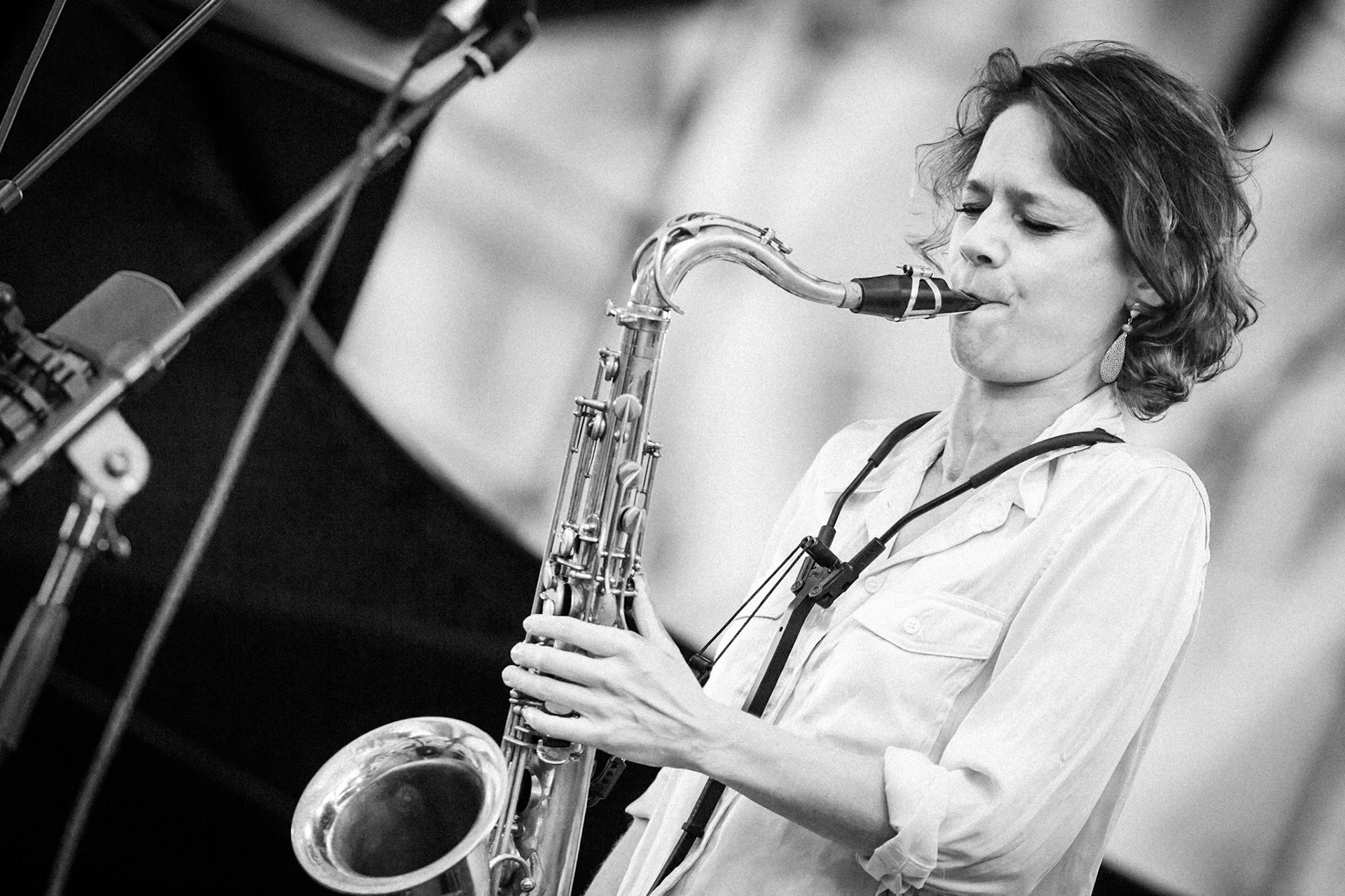 Sophie Alour invite Abdallah Abozekry, La Défense Jazz Festival, Parvis de la Défense, 23 septembre 2020